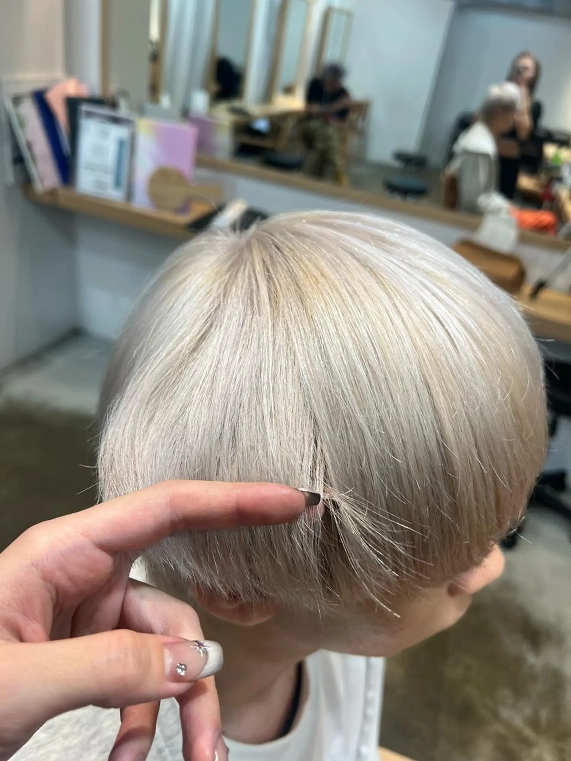 ショート カラー メンズ リコ ハッシュカット 韓国レイヤーのヘアスタイル