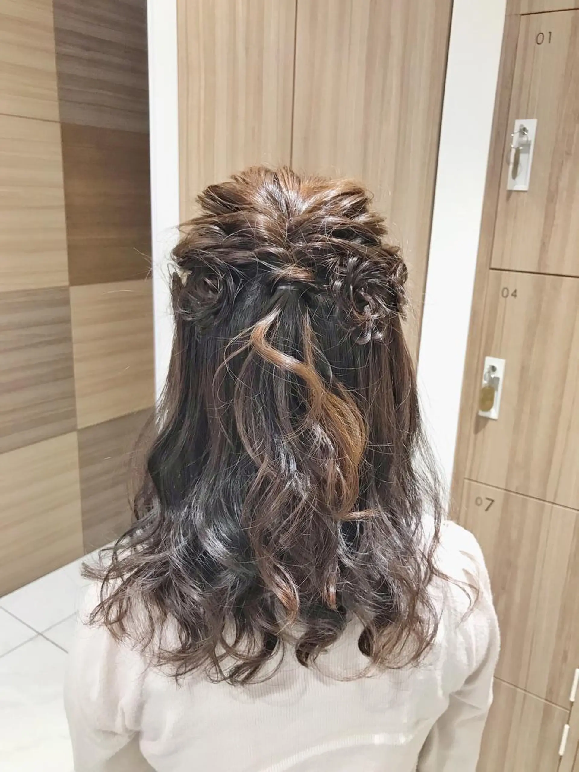 セミロング ヘアセット/メンズ パーマChihoのヘアスタイル