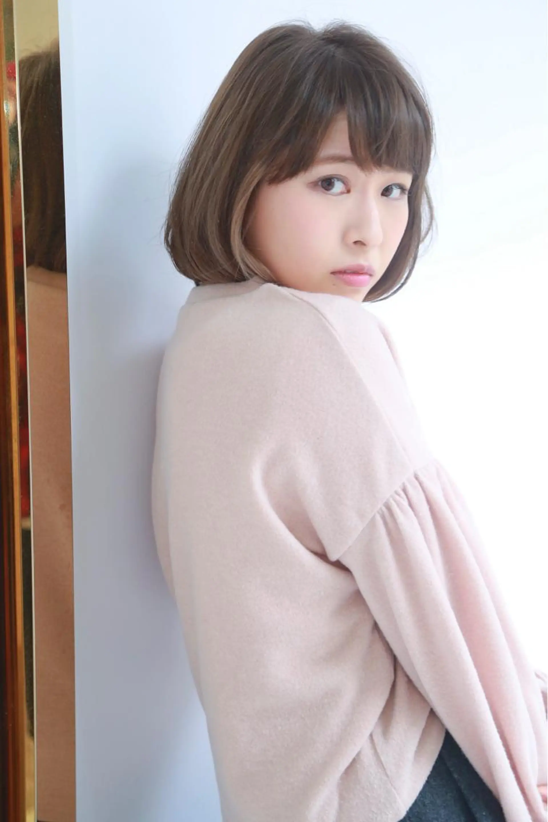 ショート ミディアム カラー ボブ 水原 大樹のヘアスタイル