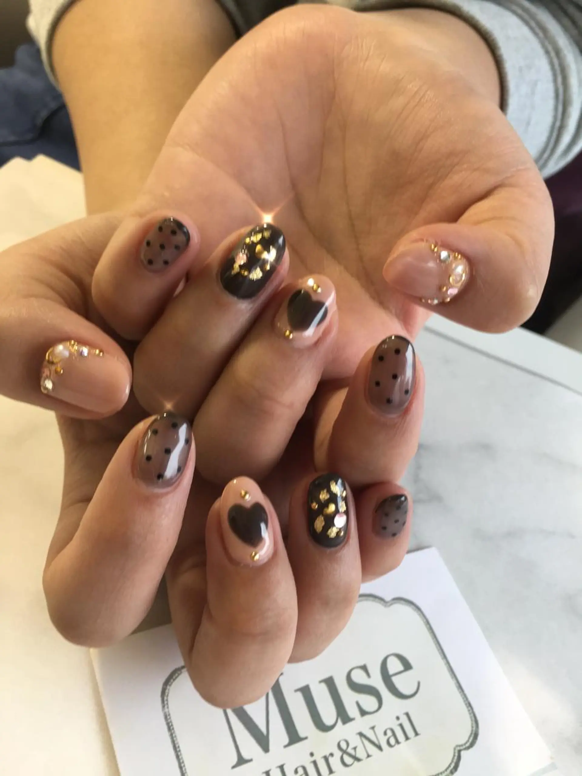 ネイル バレンタイン 隠れ家一戸建て金町 HIROMI 葛飾区のネイルデザイン