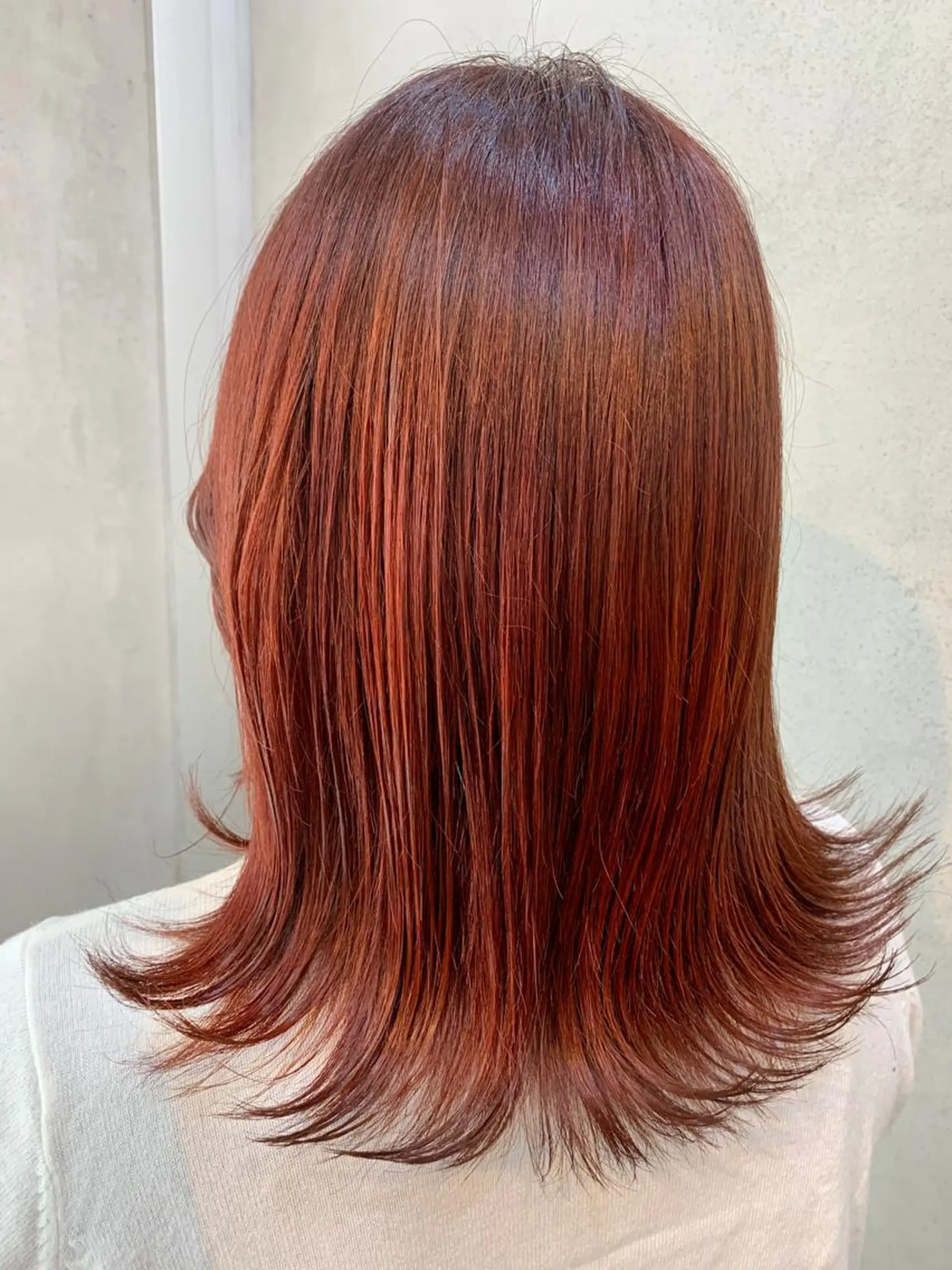 ミディアム カラー ゆうつ やすひとのヘアスタイル