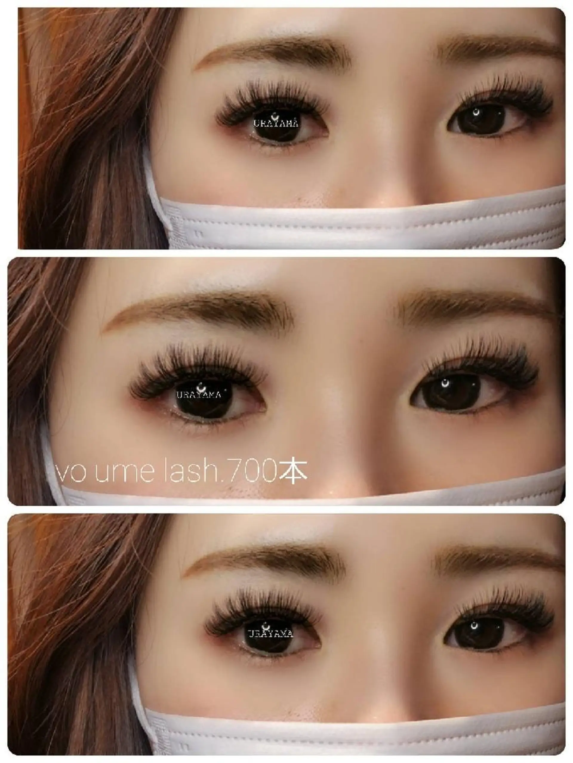 マツエク・マツパ ボリュームラッシュ EMMA plus．のマツエク・マツパデザイン