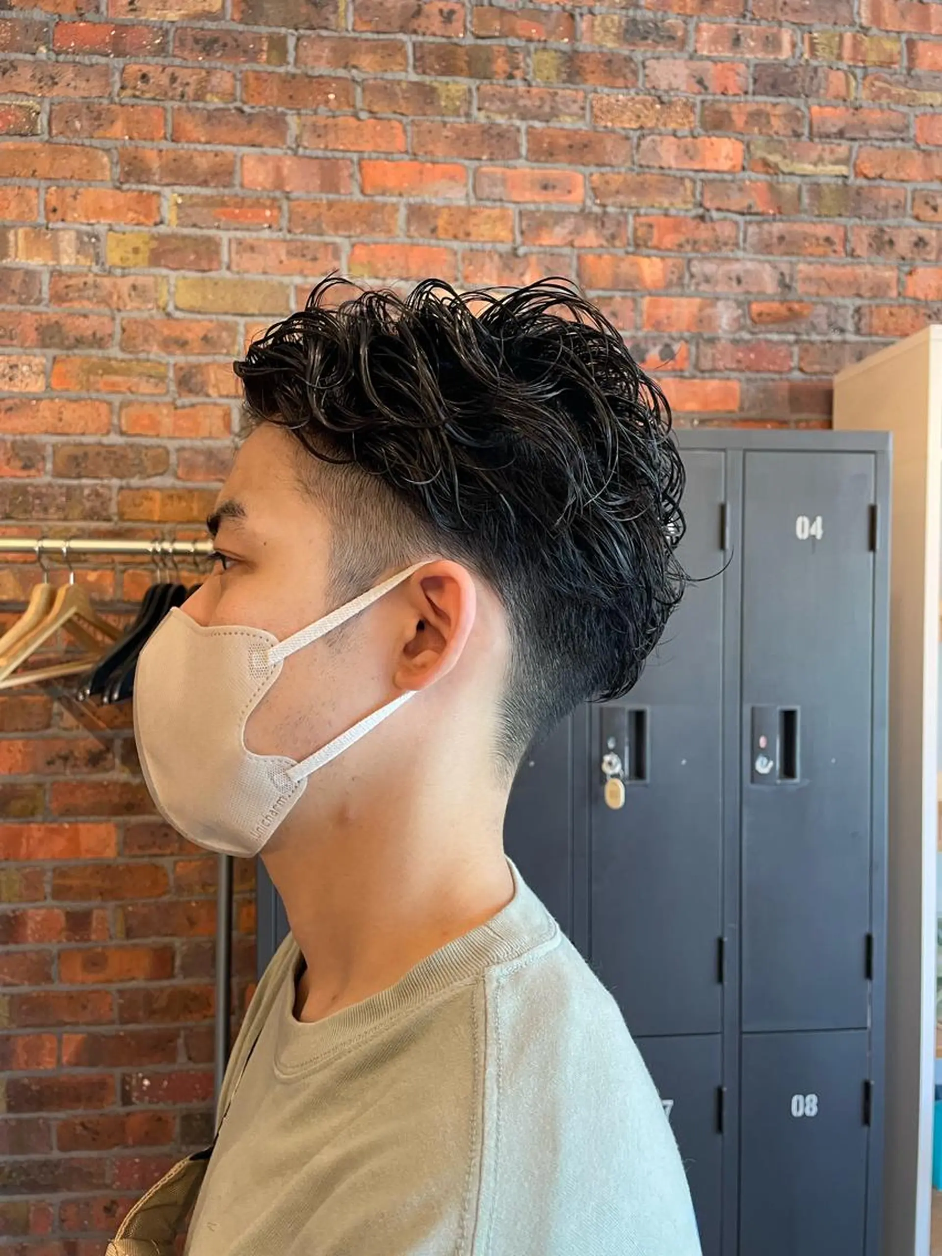 パーマ メンズ メンズパーマ カット パーマ the BRIDGE 大橋伊織のヘアスタイル