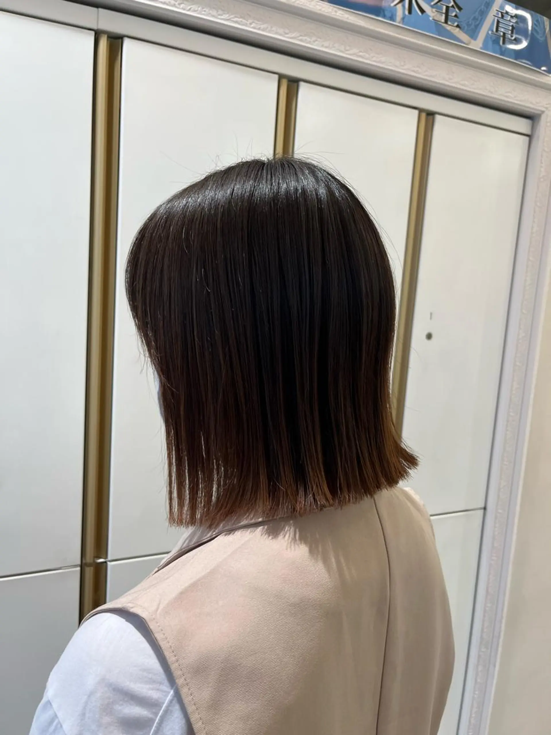 セミロング カット バレイヤージュ/ヘア アレンジ/shionのヘアスタイル