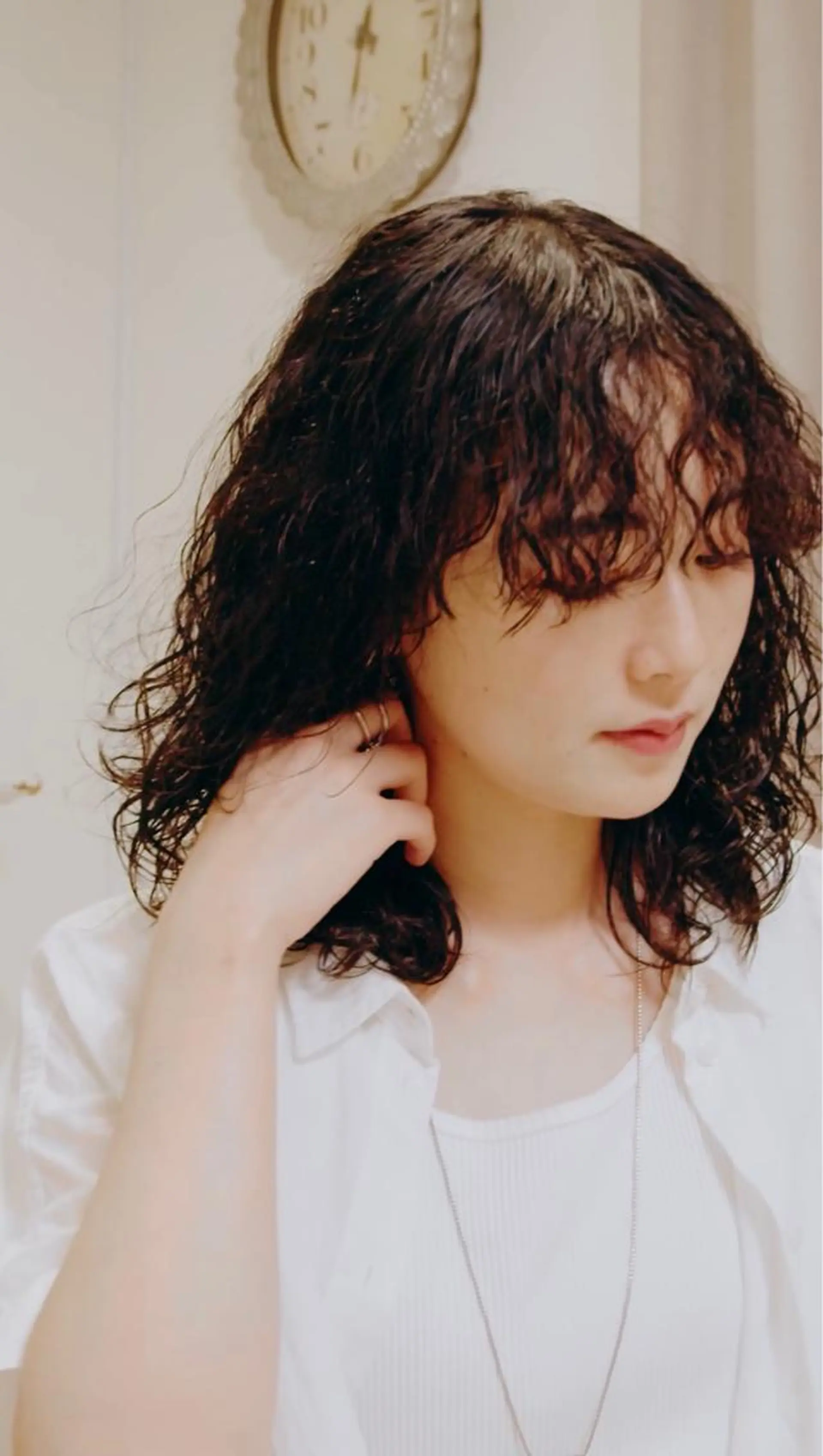 セミロング ショートボブ セミロングパーマ ボブ カット ヘアカラー トリートメント 🟤TAP🟤 木曳野　金沢店のヘアスタイル