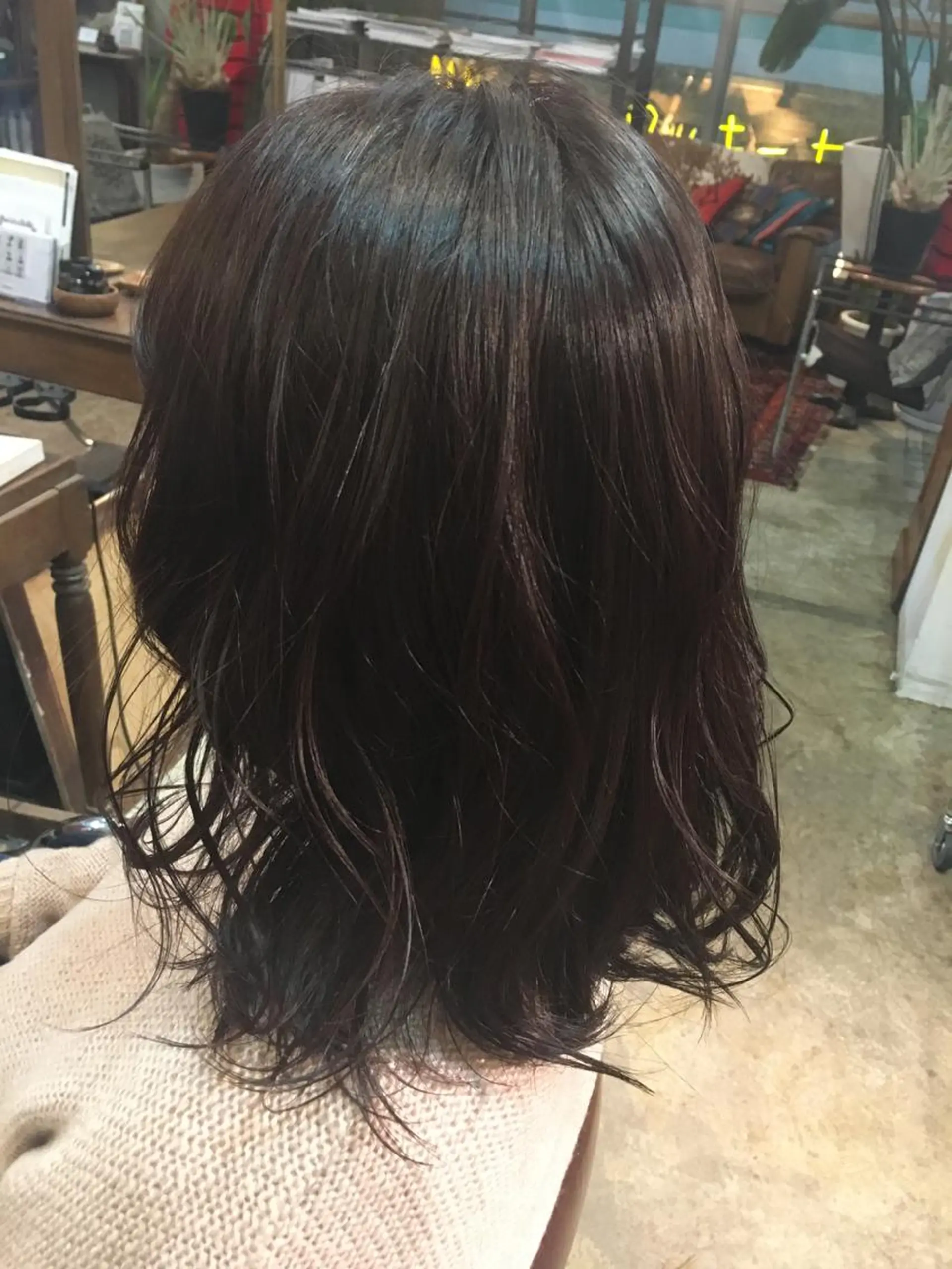 ミディアム カット ヘアカラー トリートメント 𓍲꙳yamada haruna⋆ 𓍱のヘアスタイル