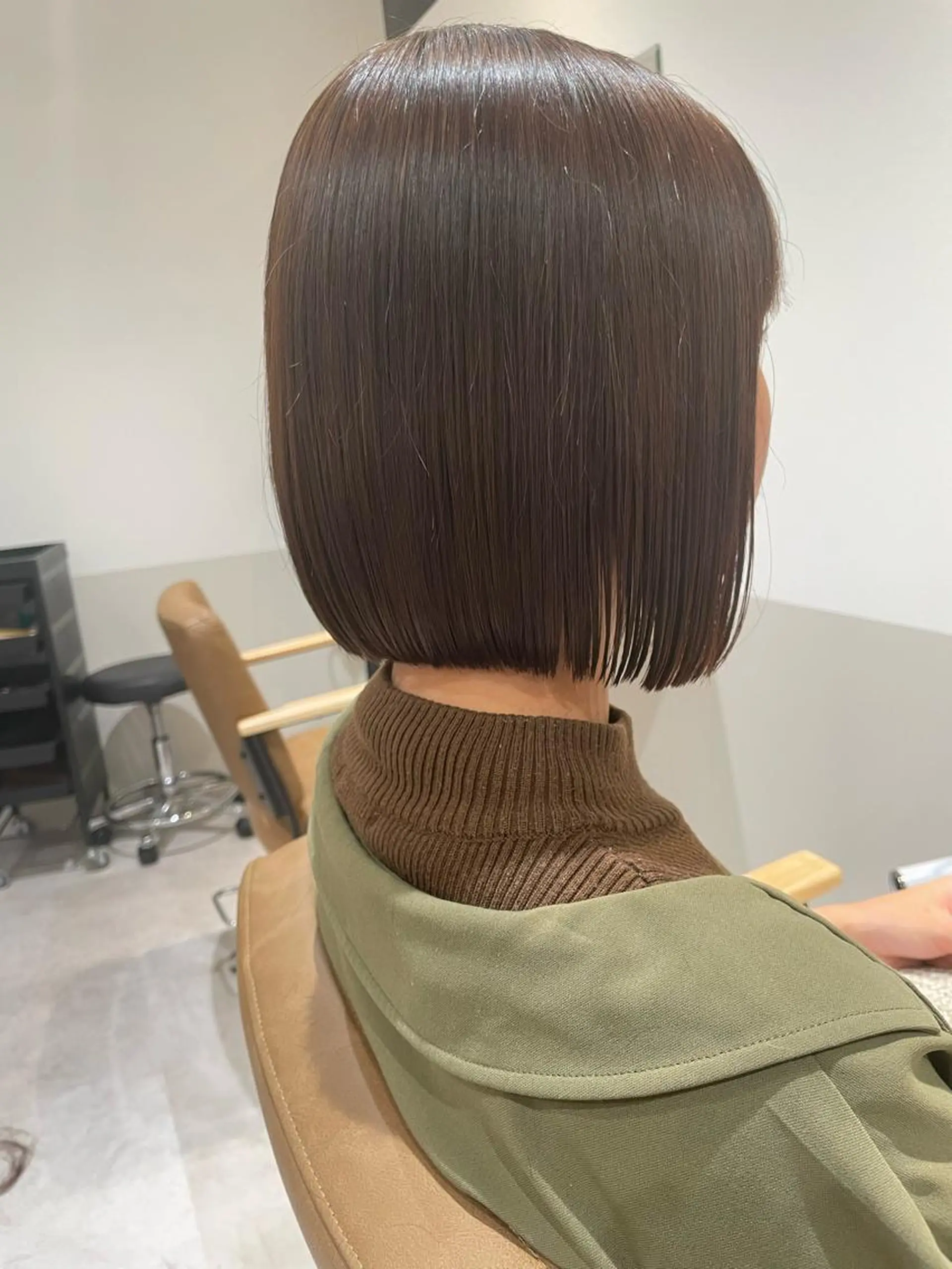 ミディアム 髪質改善ストレー ト指名NO.1林駿希のヘアスタイル