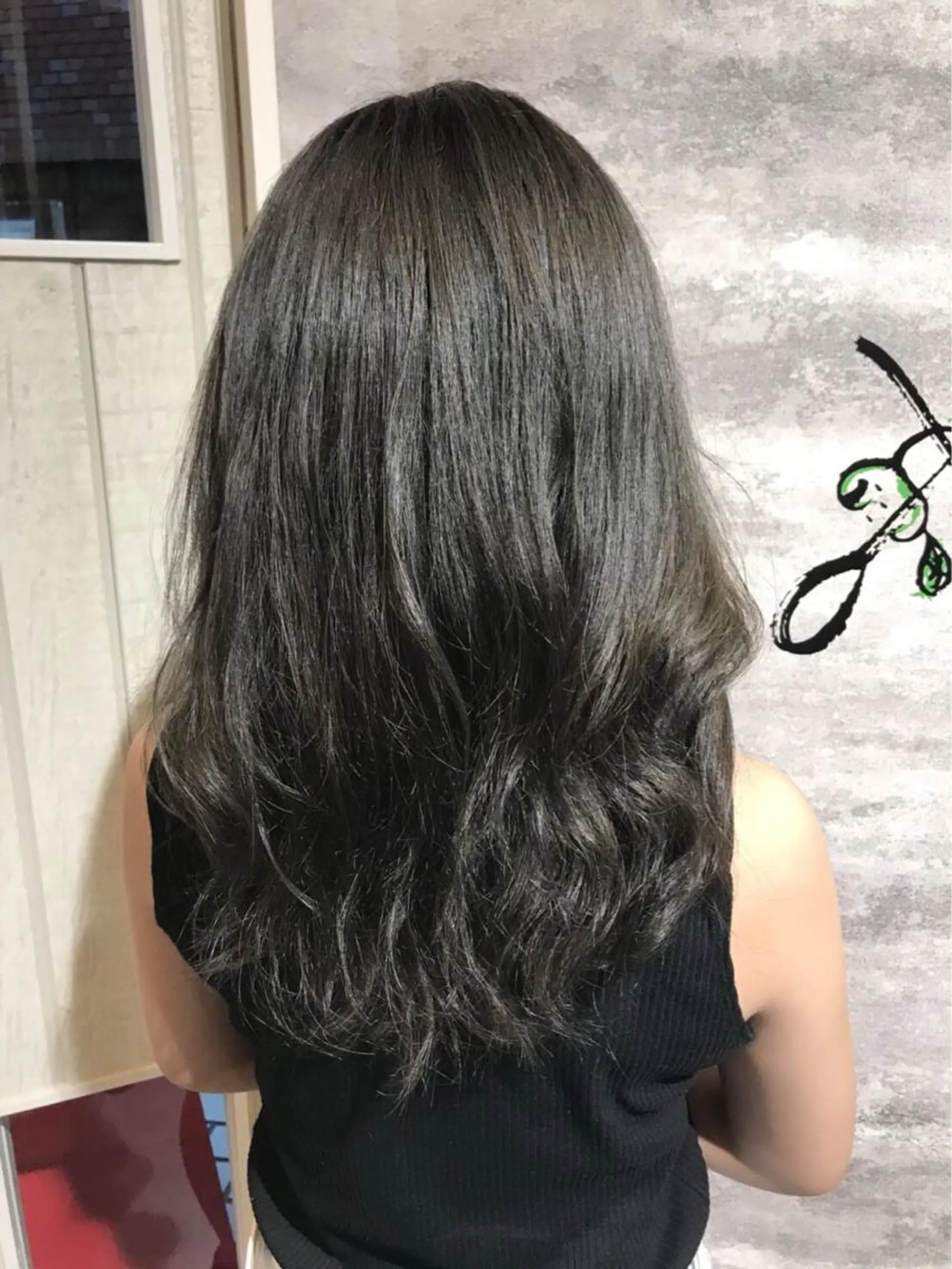 セミロング カラー アッシュ 🫟Blanco🫟 Color&Careのヘアスタイル