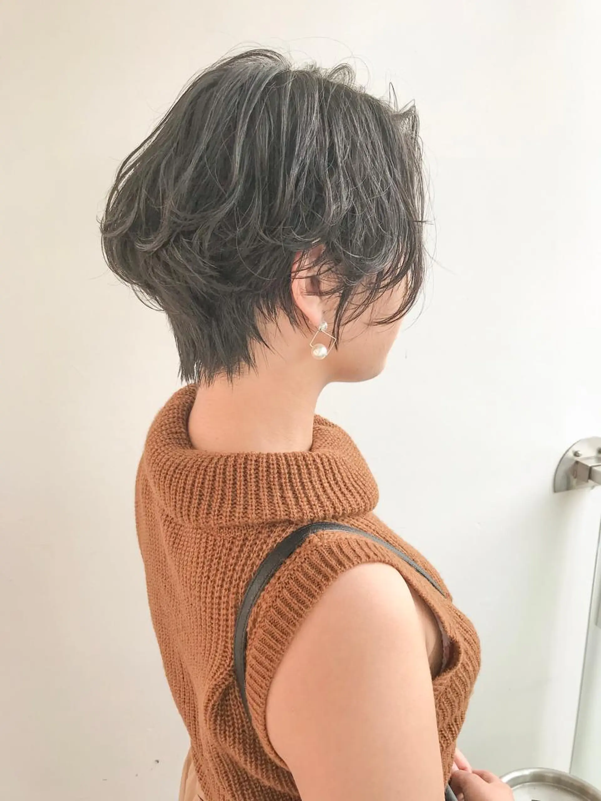 ショート パーマ ショート/レイヤー なら石井知希のヘアスタイル