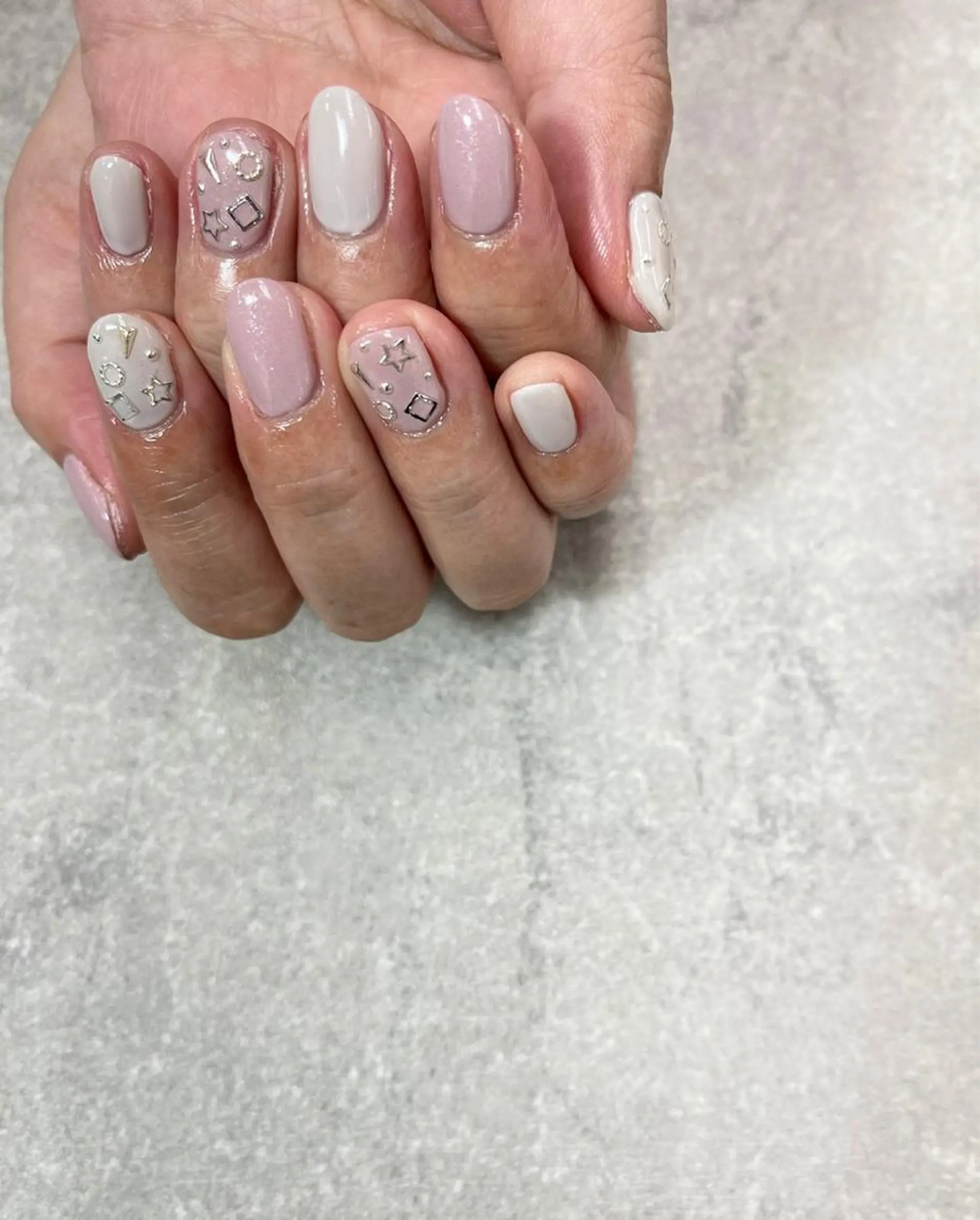 ネイル ワンカラーネイル 夏ネイル FASTNAIL PLUS 新宿店のネイルデザイン