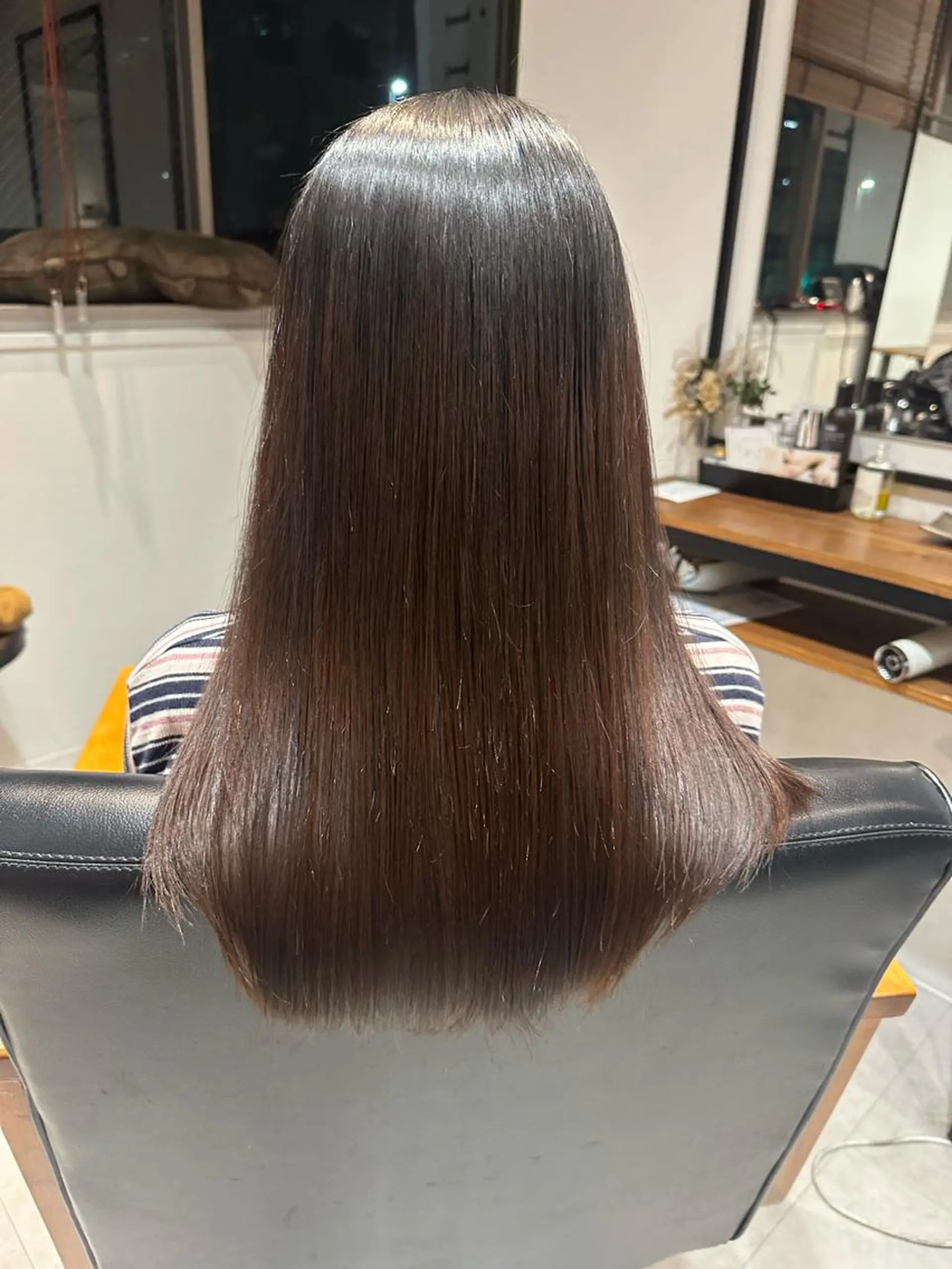 ロング 丹羽大喜 縮毛矯正/美髪矯正のヘアスタイル
