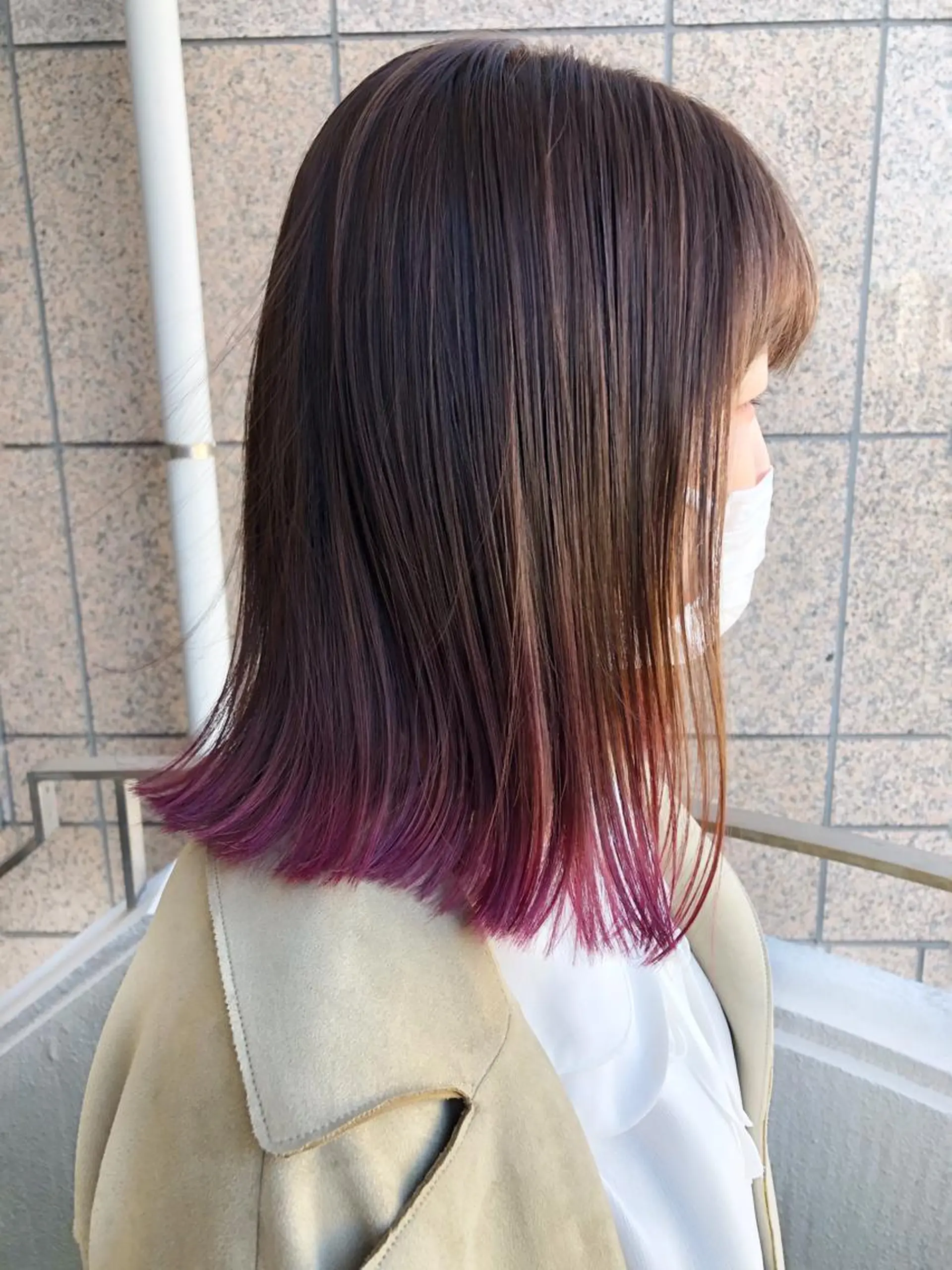 ミディアム カラーアンドケアリタ kitamuuuのヘアスタイル