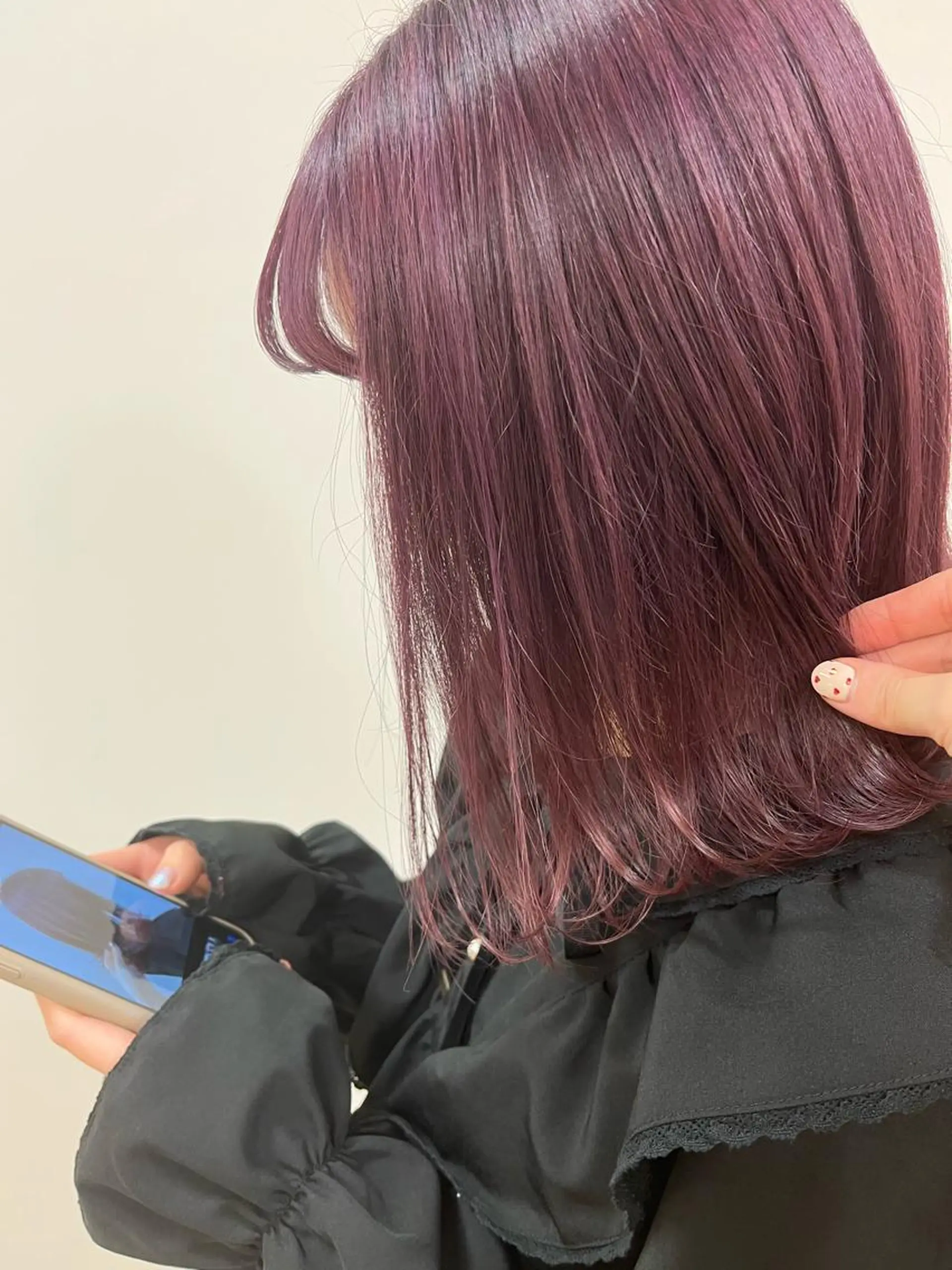 セミロング カラー カット ヘアカラー トリートメント 暖色専門美容師🎀 お客様満足度◎のヘアスタイル