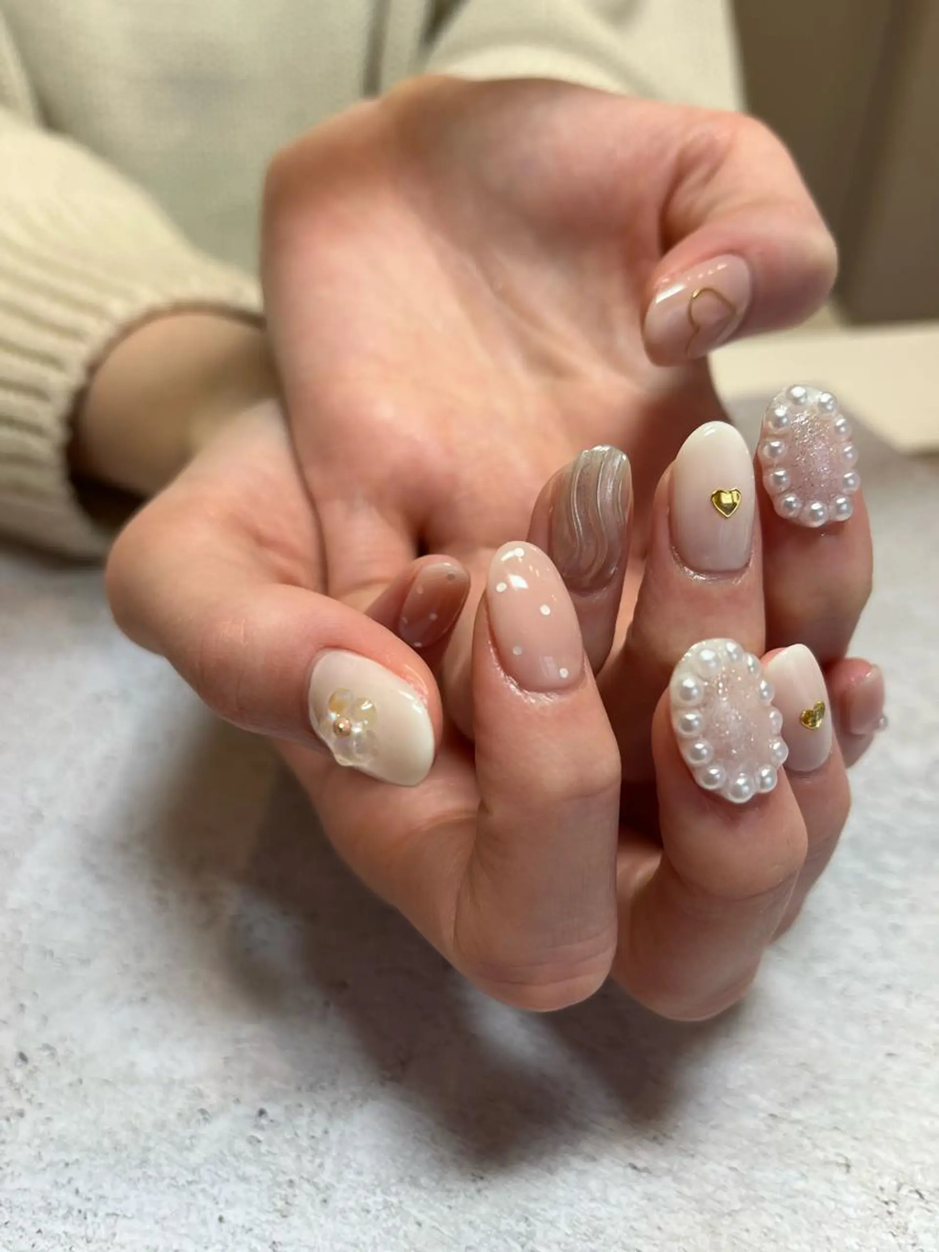 ネイル ハンドネイル 【LINON】 airiのネイルデザイン