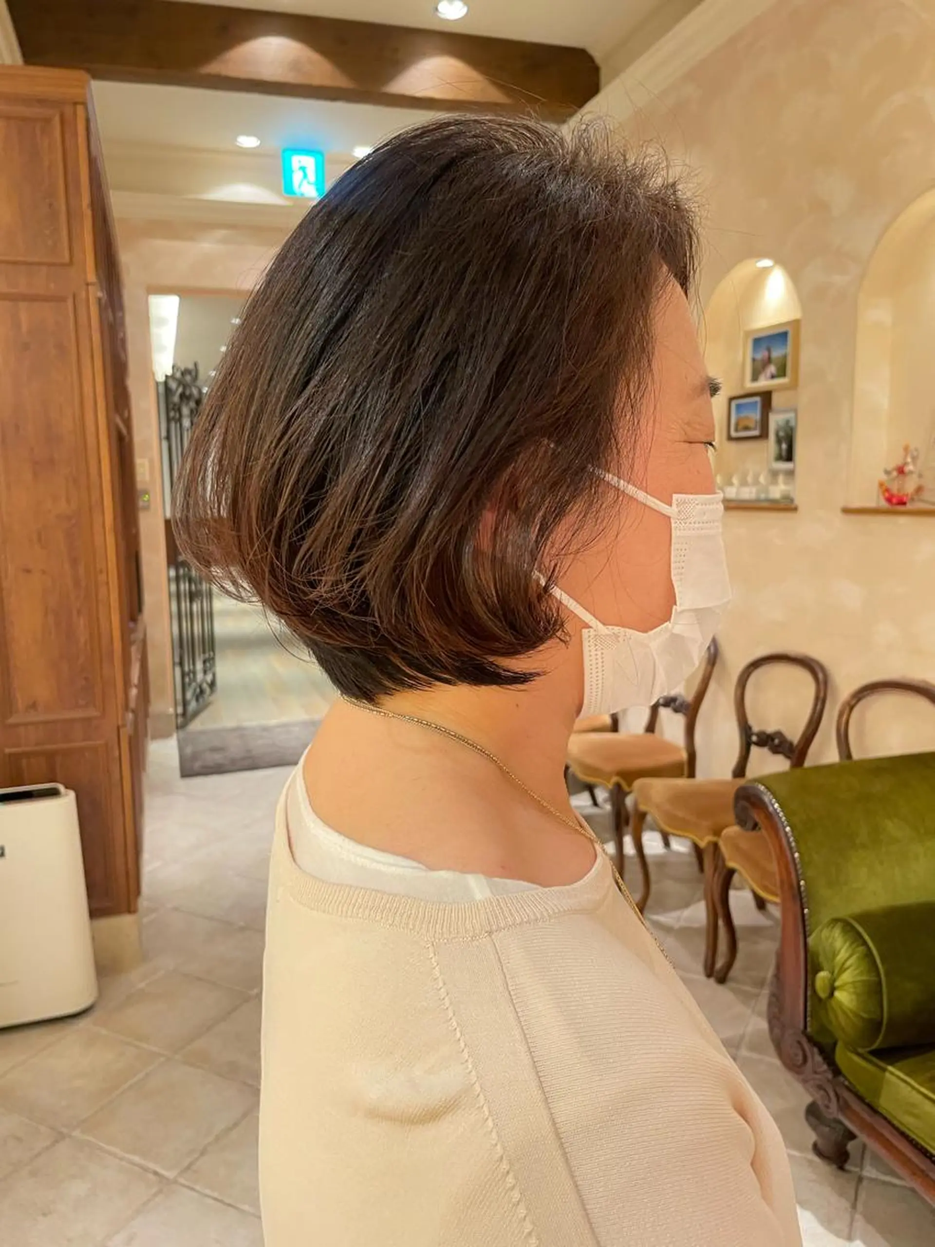 ショート ボブ ホノカのヘアスタイル