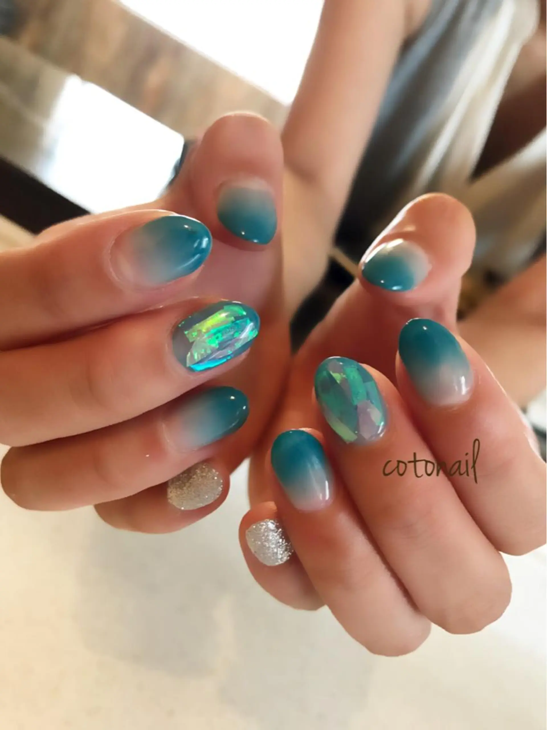 ショート ネイル ツメトマツゲ .のネイルデザイン