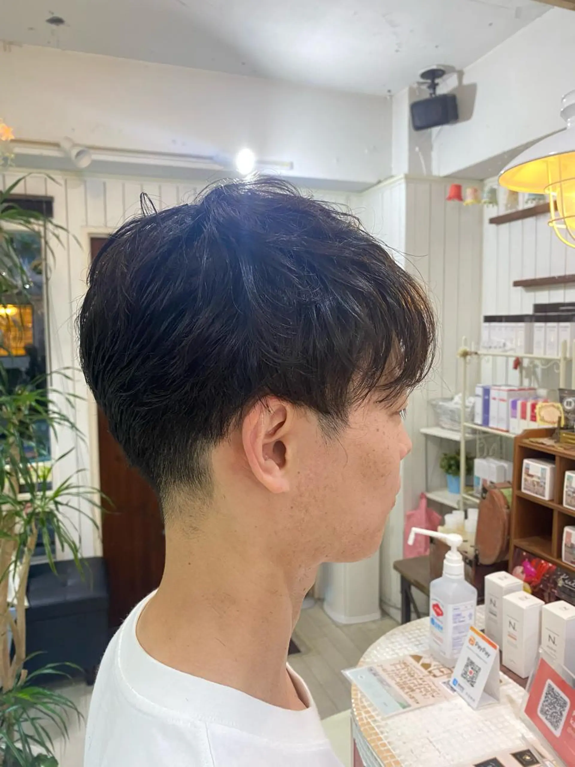 ショート メンズ 🩶西 雪乃/透明感 くすみカラー🫧のヘアスタイル