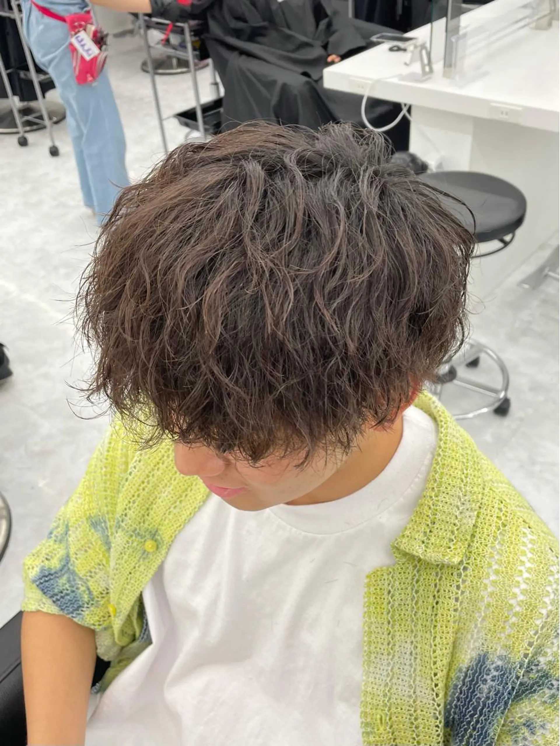 パーマ メンズ men's特化 値段以上の仕上がりにのヘアスタイル