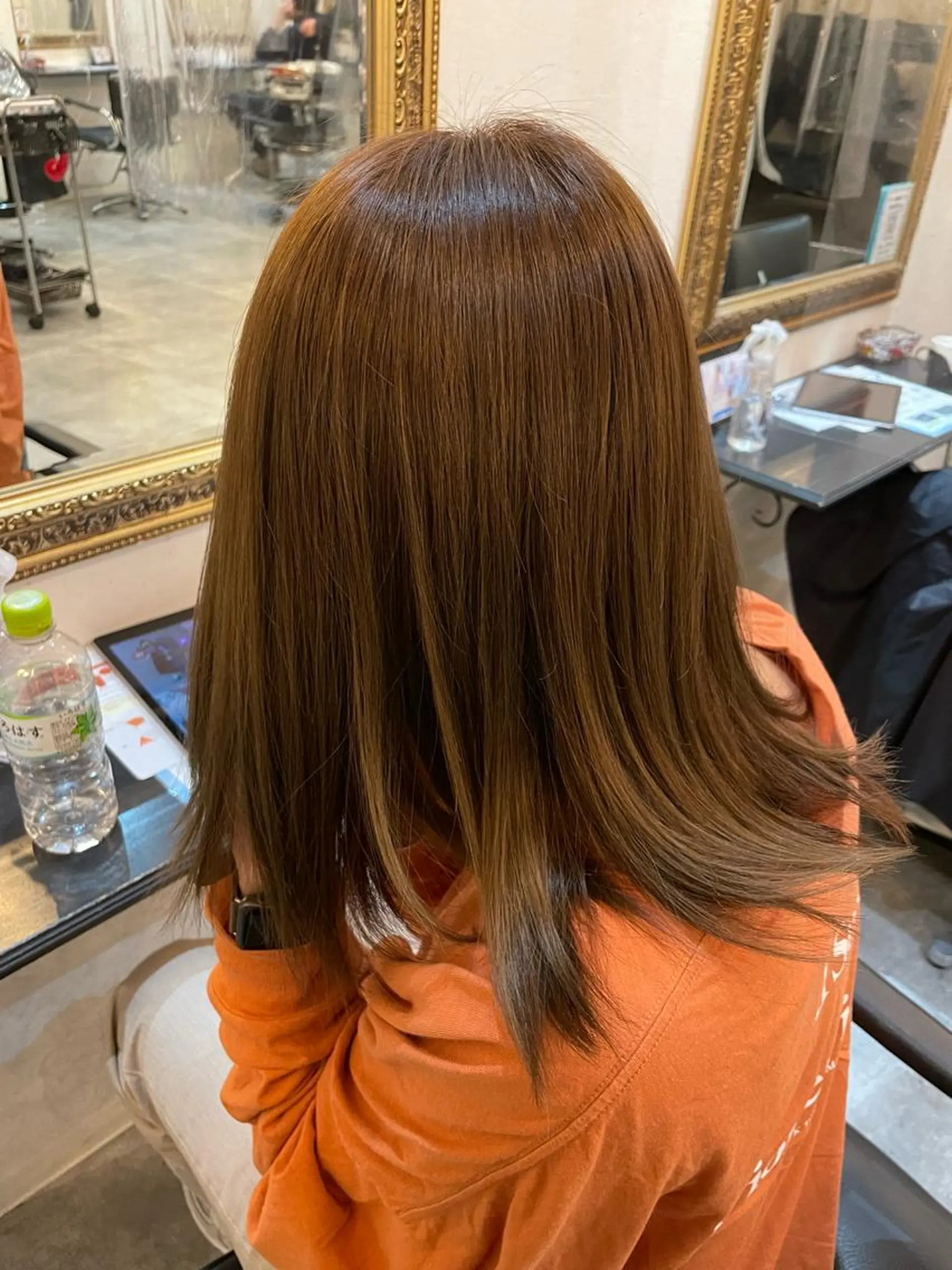 ミディアム カット ヘアカラー トリートメント N° jillva 腰山 菜々美のヘアスタイル