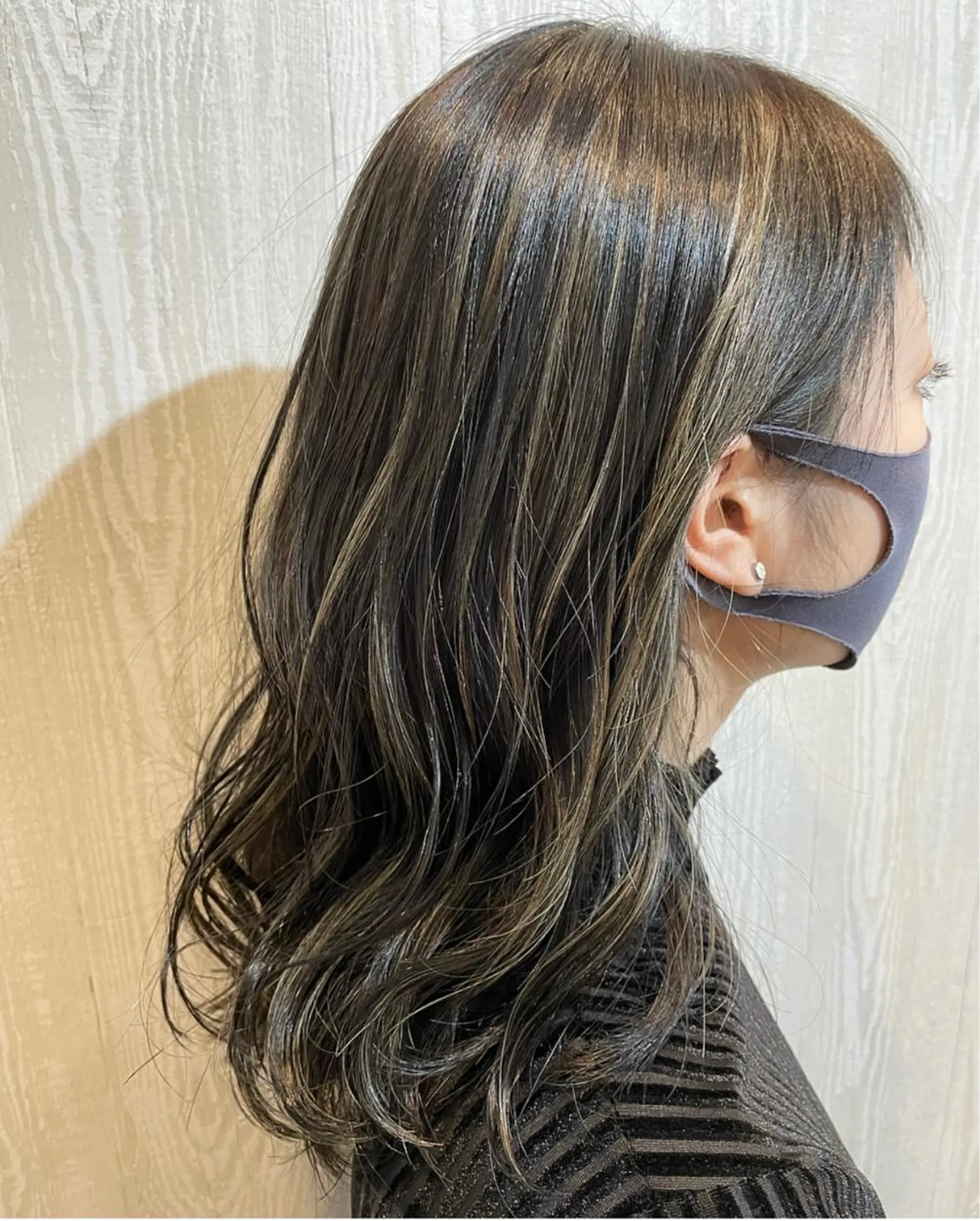 ミディアム カラー ヘアアレンジ HUENEST アカデミーサロンのヘアスタイル