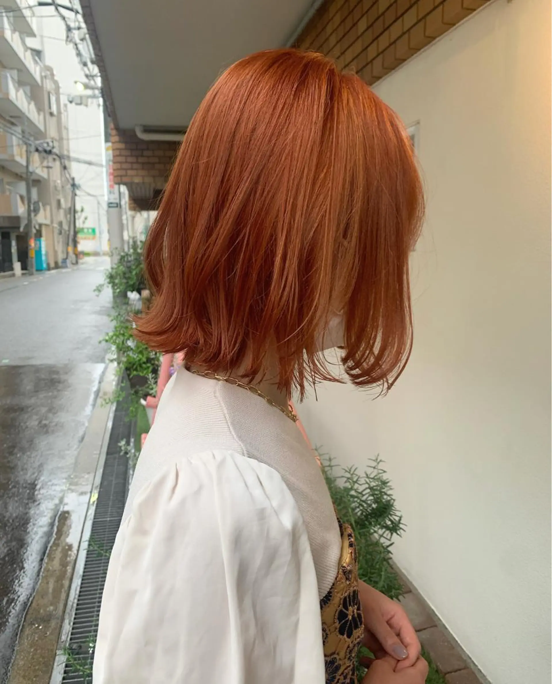 ミディアム カラー stylist店長 岡本真依のヘアスタイル