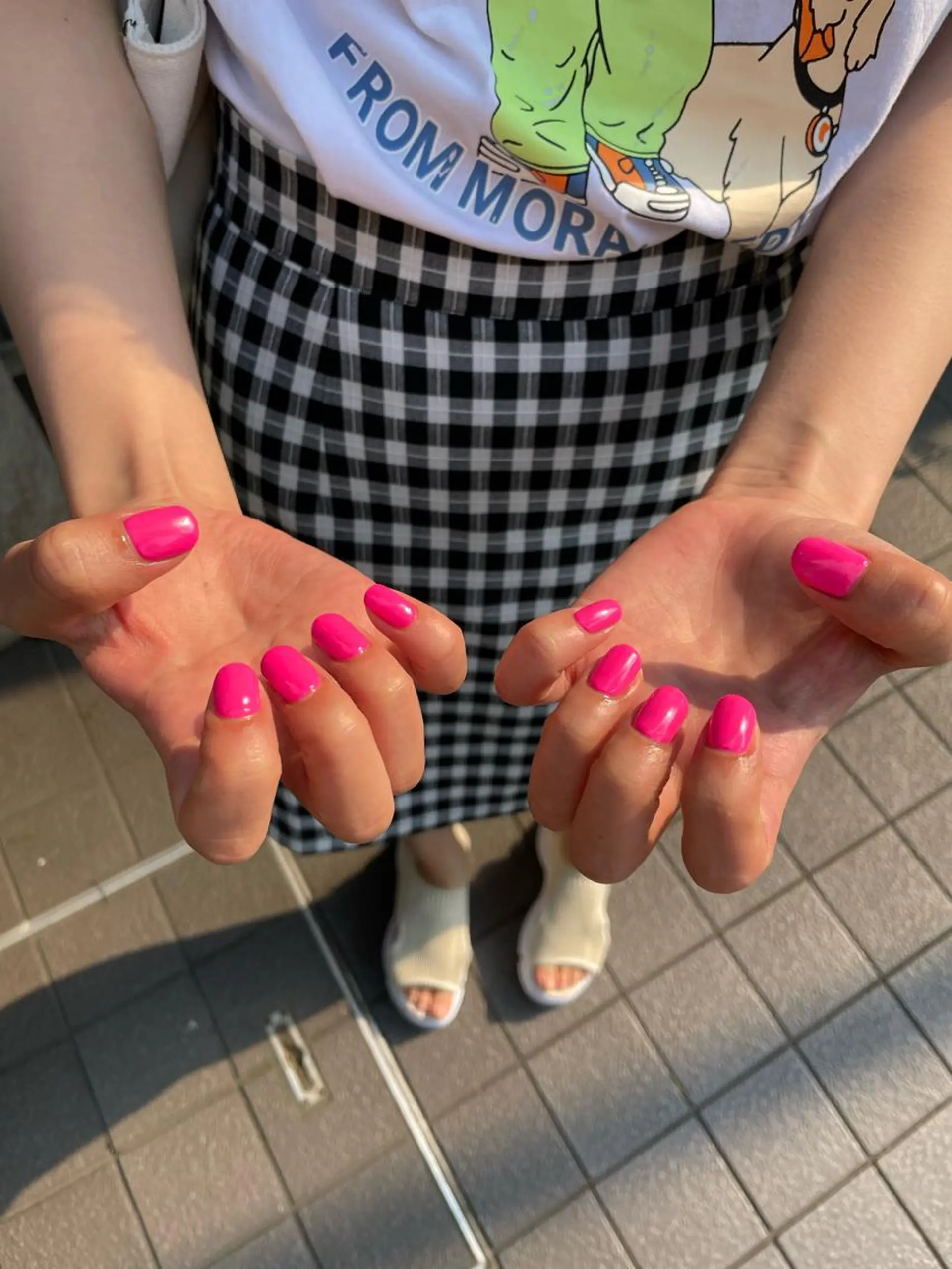 ネイル ピンク ハンドネイル ハイトーン🦄ネイル 💞のぶちのネイルデザイン