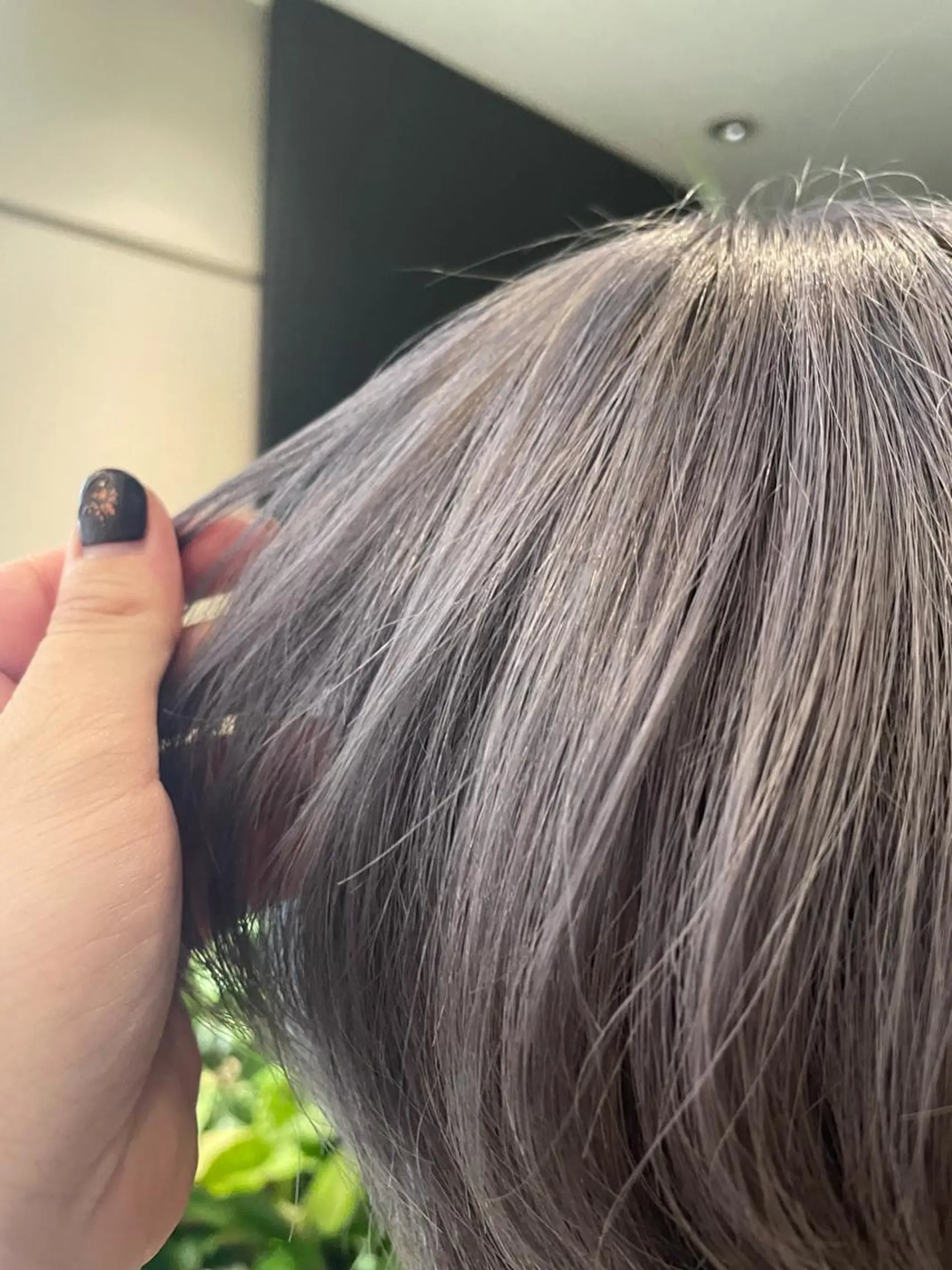 ミディアム カラー ブリーチ ラベンダーカラー コノミ/ アイリスト まつパ/大船 鎌倉のマツエク・マツパデザイン