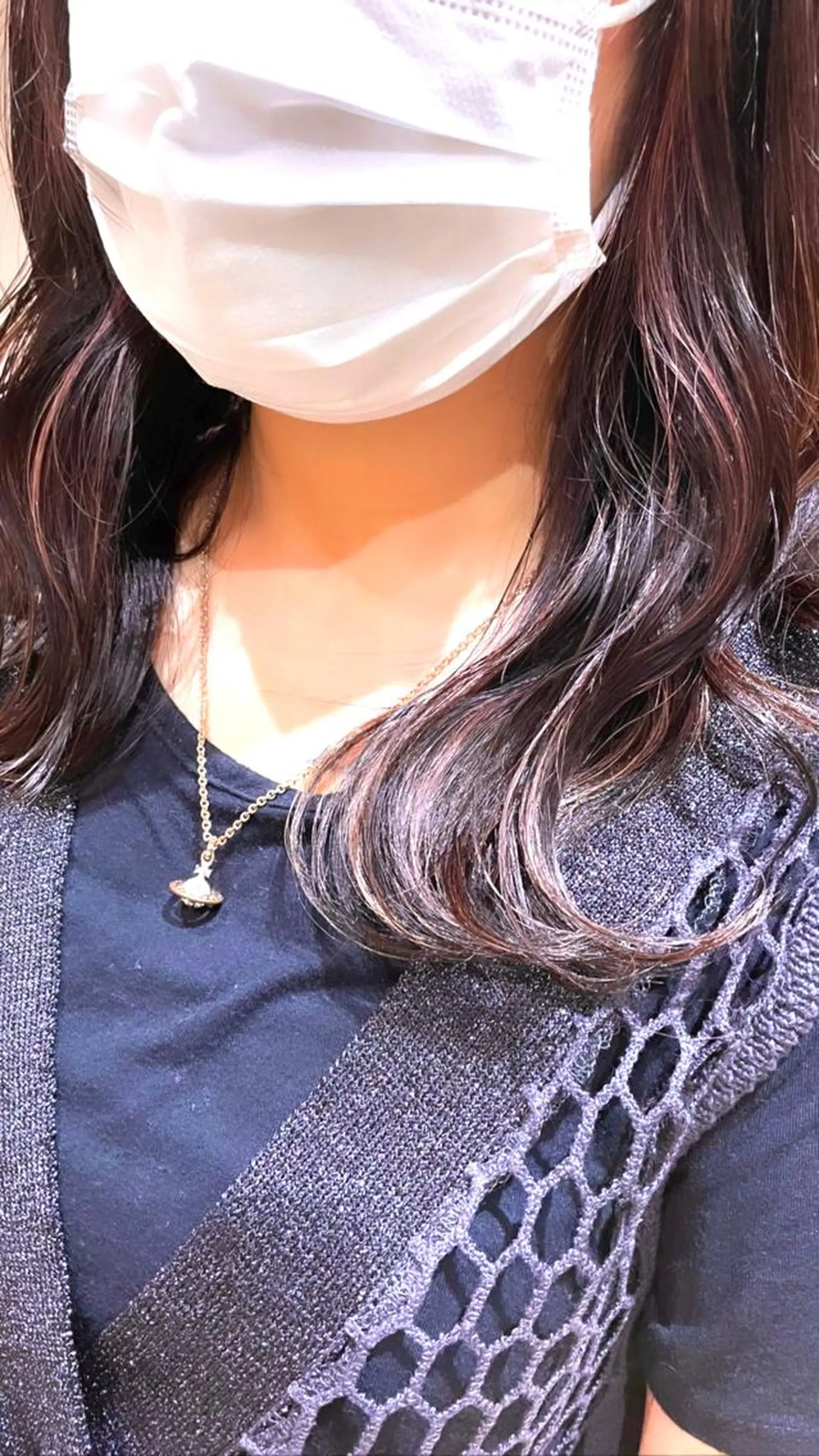 セミロング カラー VERBENA所属・ハイライト／艶カラー 大河シンジのヘアスタイル