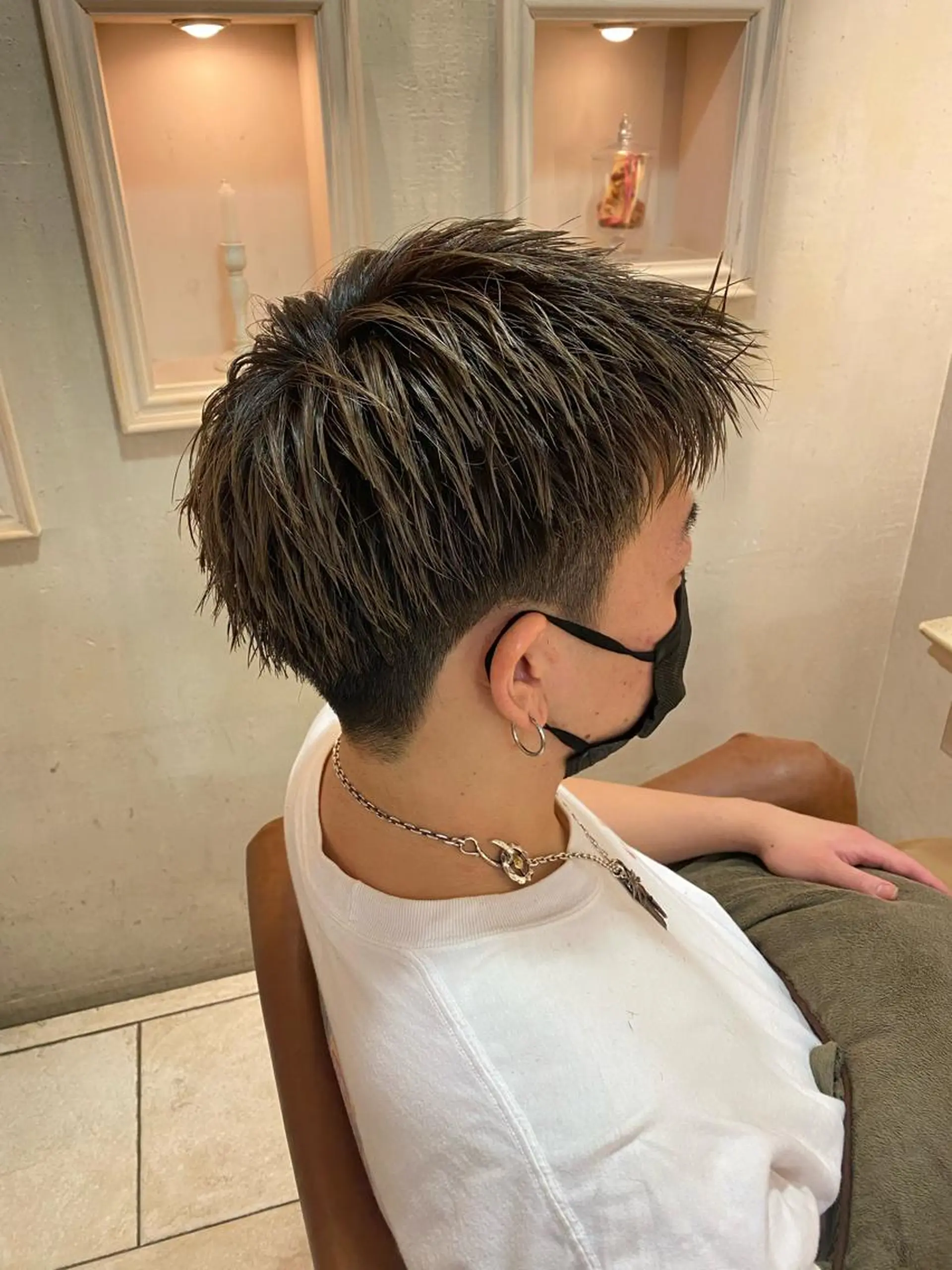 メンズ 井上 日菜乃のヘアスタイル