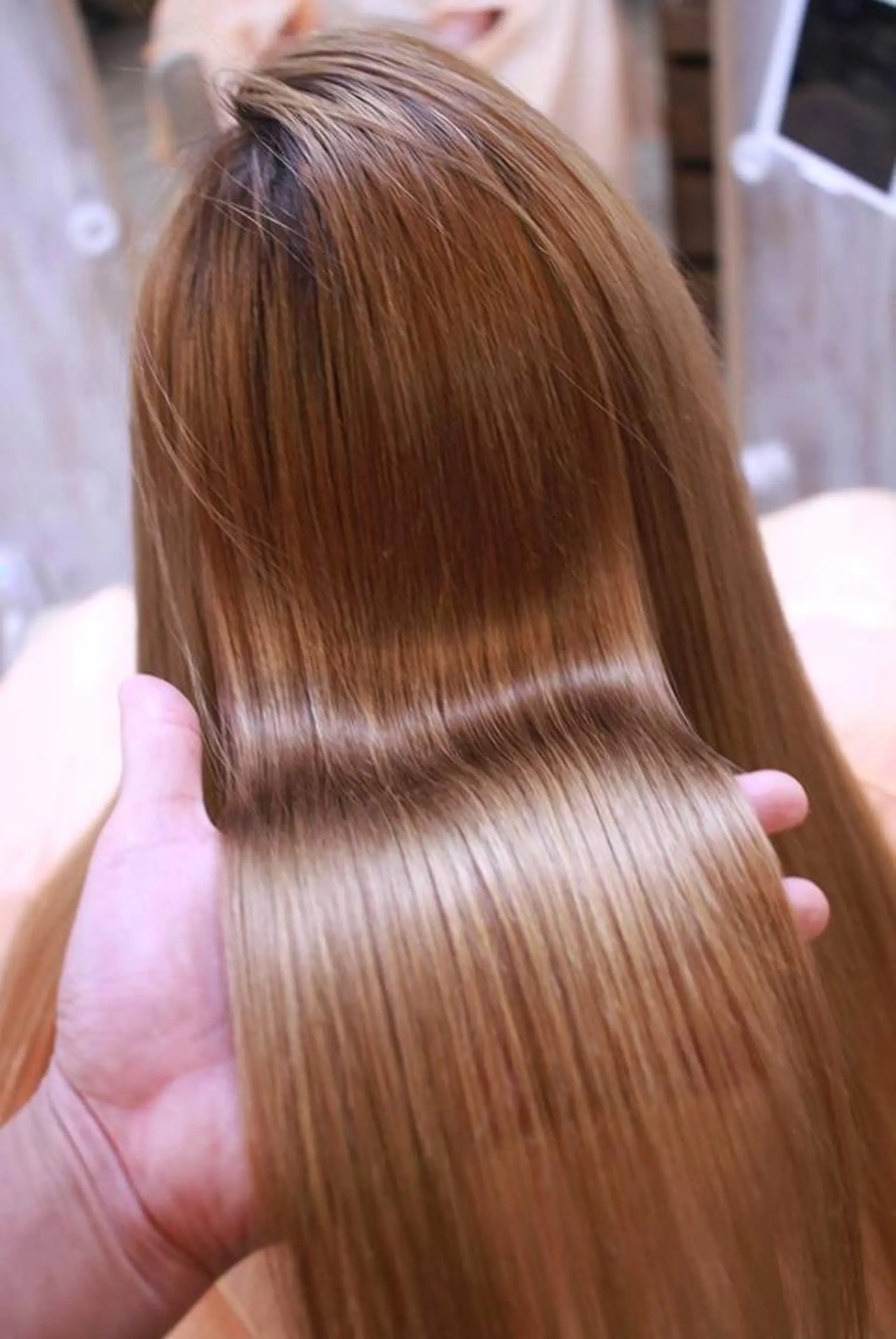 セミロング 髪質改善 縮毛矯正 【ヘアケア薬剤特化】 髪質改善美容師✨阿部のヘアスタイル