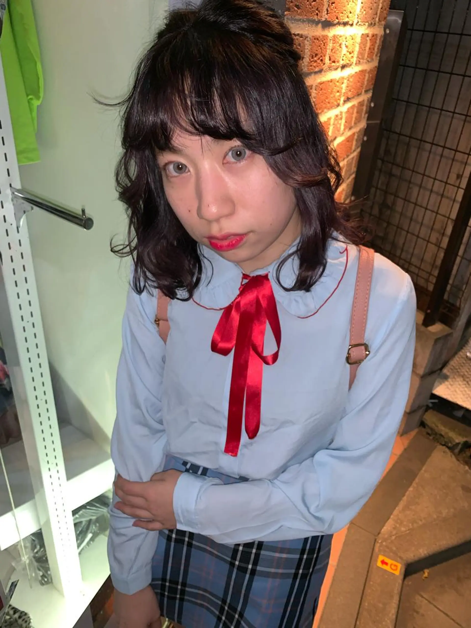 ミディアム カラー ヘアアレンジ ピンクベージュ/新潟 万代/高橋桃葉🍑のヘアスタイル