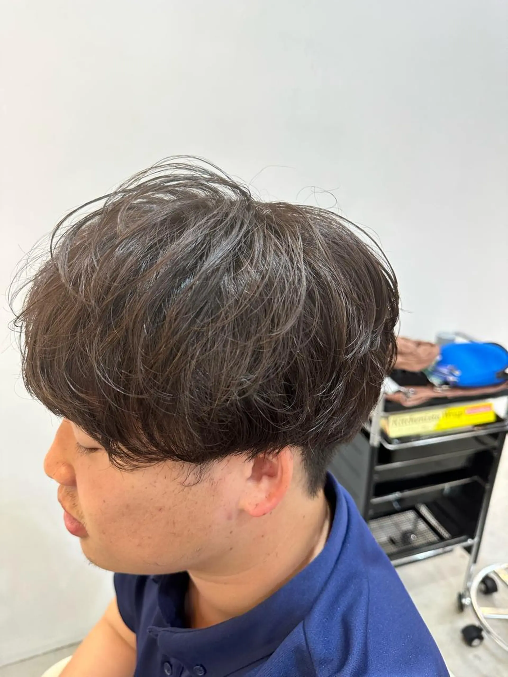 メンズ マッシュ メンズパーマ ヘアカラー ❄️高野 杏介❄️ツヤ髪得意！のヘアスタイル