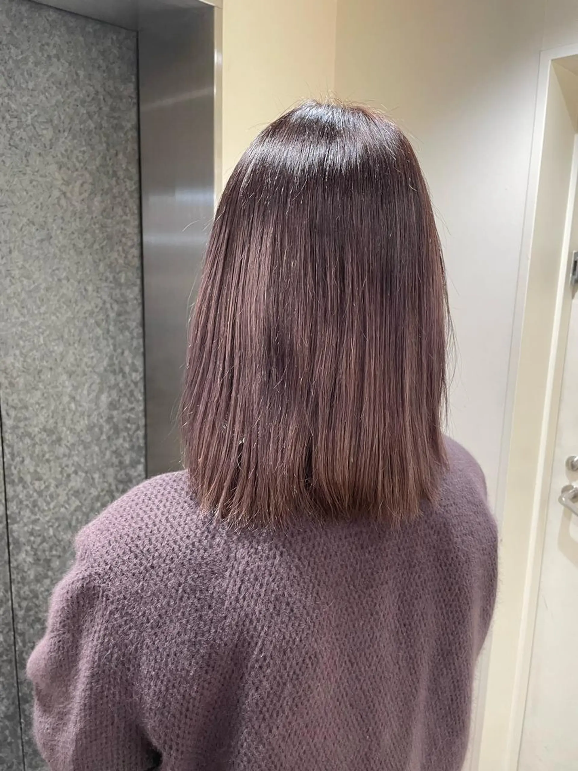 ミディアム カット ヘアカラー soyon心斎橋所属・♡透明感/艶カラー/ M a I ♡のヘアスタイル