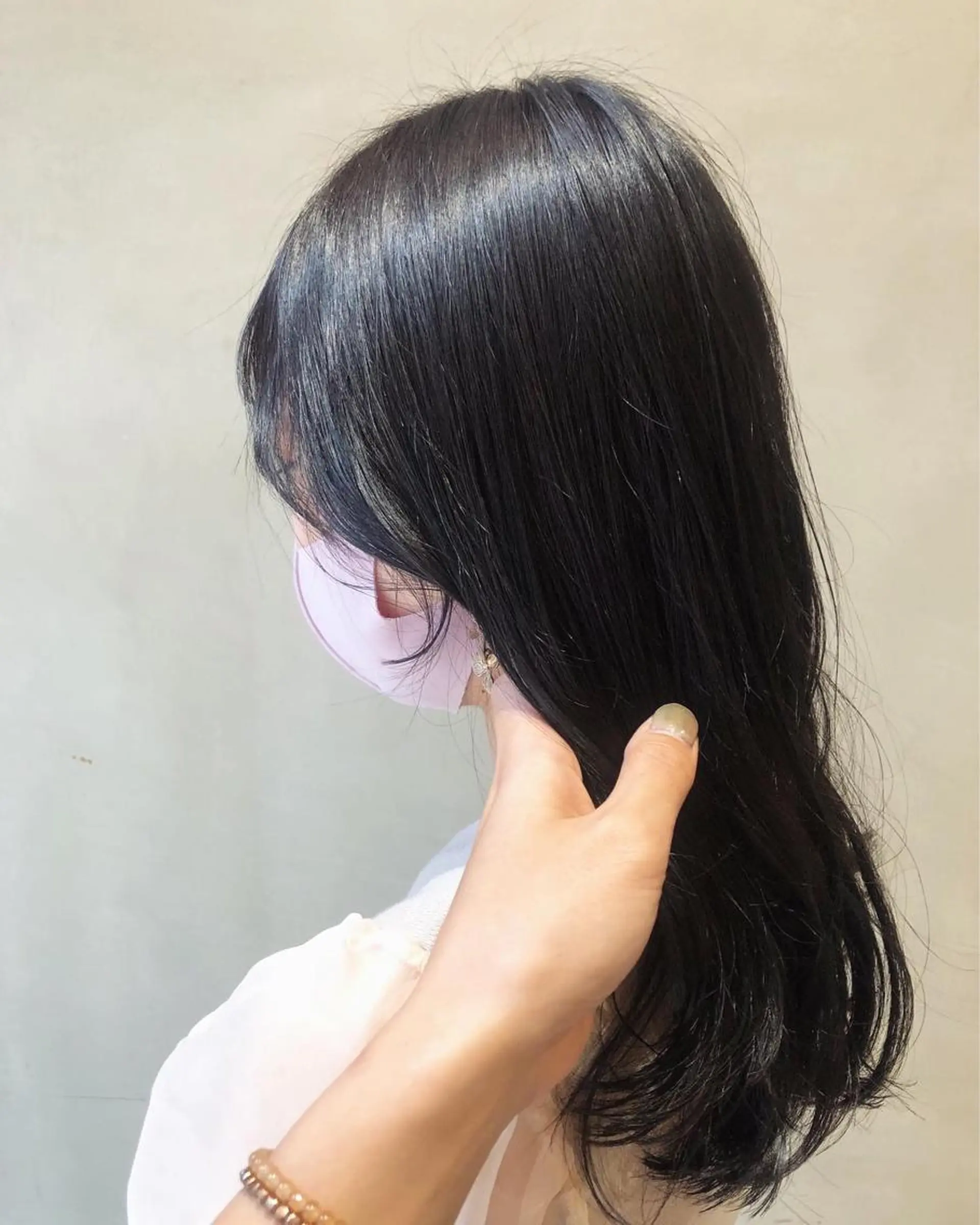 ロング ヘアアレンジ 小顔カット カット トリートメント 酸性縮毛矯正🧴韓国 レイヤー/髪質改善のヘアスタイル