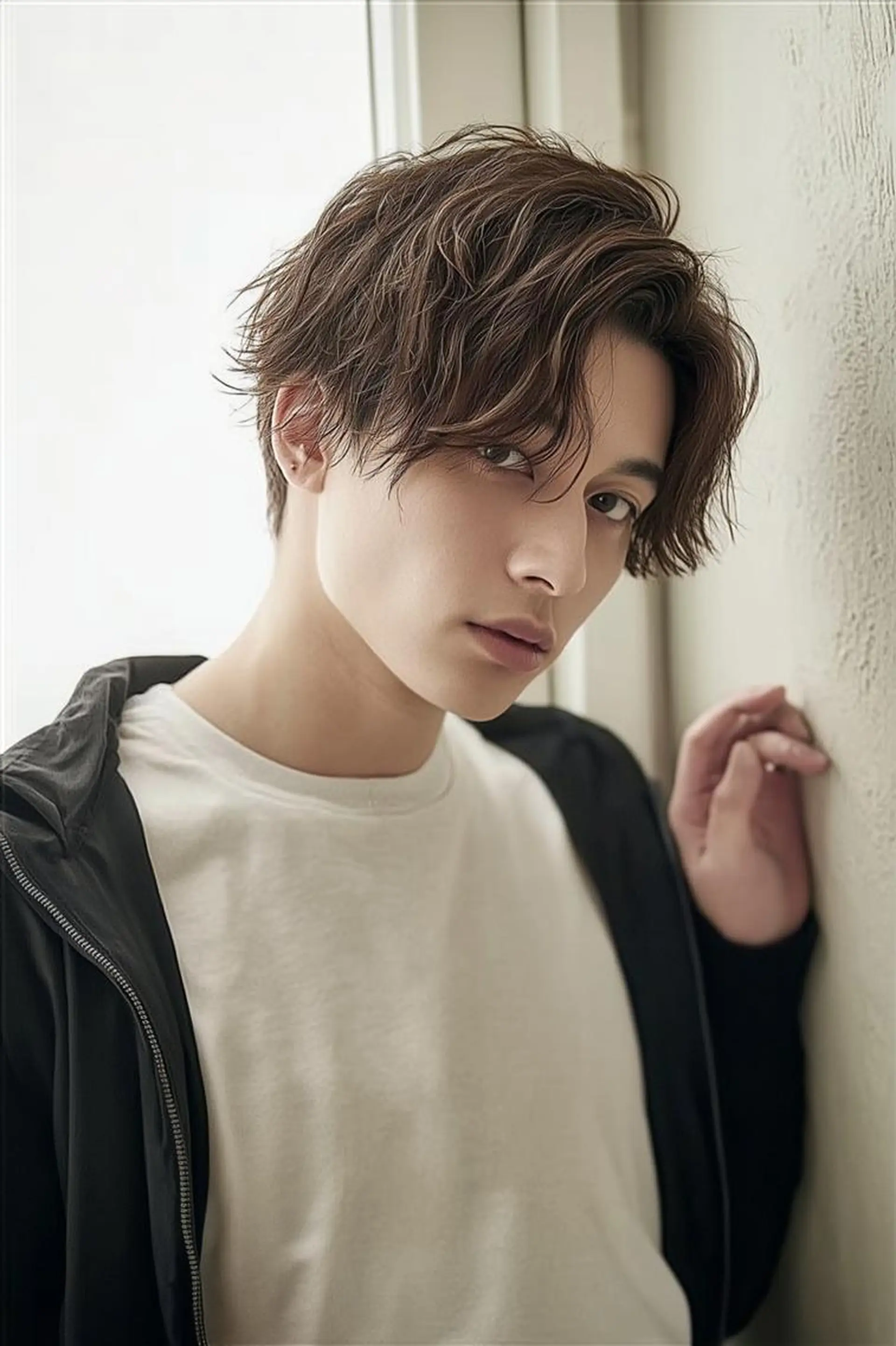 ミディアム カラー パーマ メンズ Luana 【公式】 / メンズのヘアスタイル