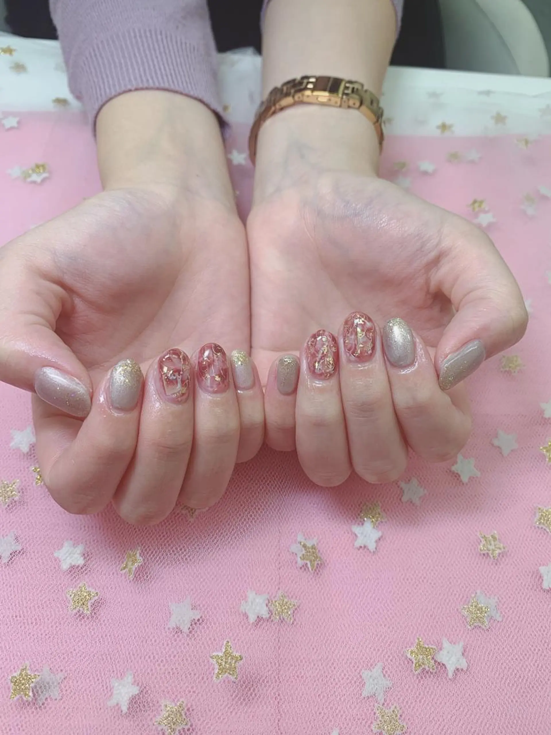 ネイル 🦋ネイルサロン ブラン🌈ゆりのネイルデザイン