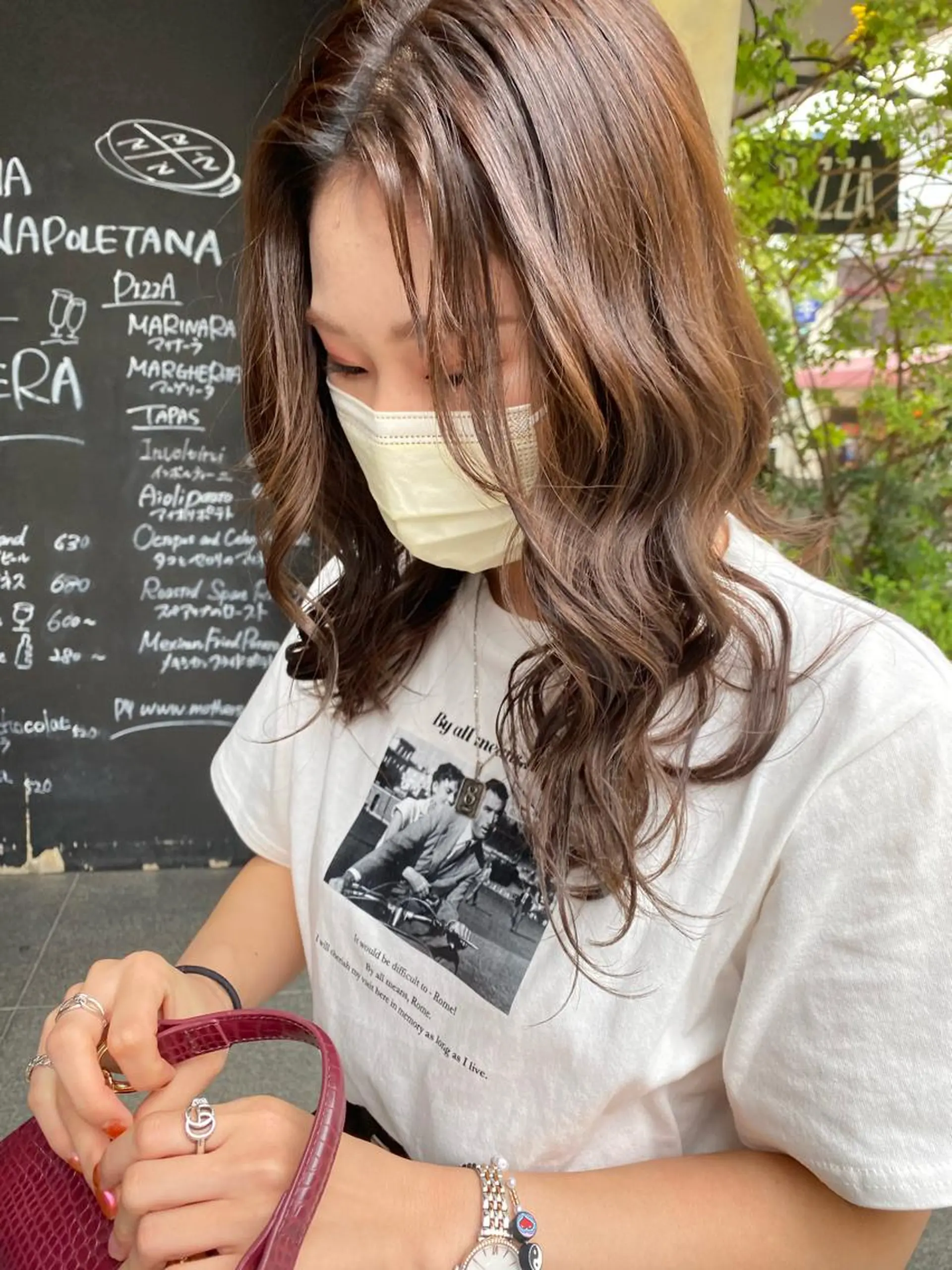 セミロング カラー 個性派／中韓ネイル SAKURAのネイルデザイン