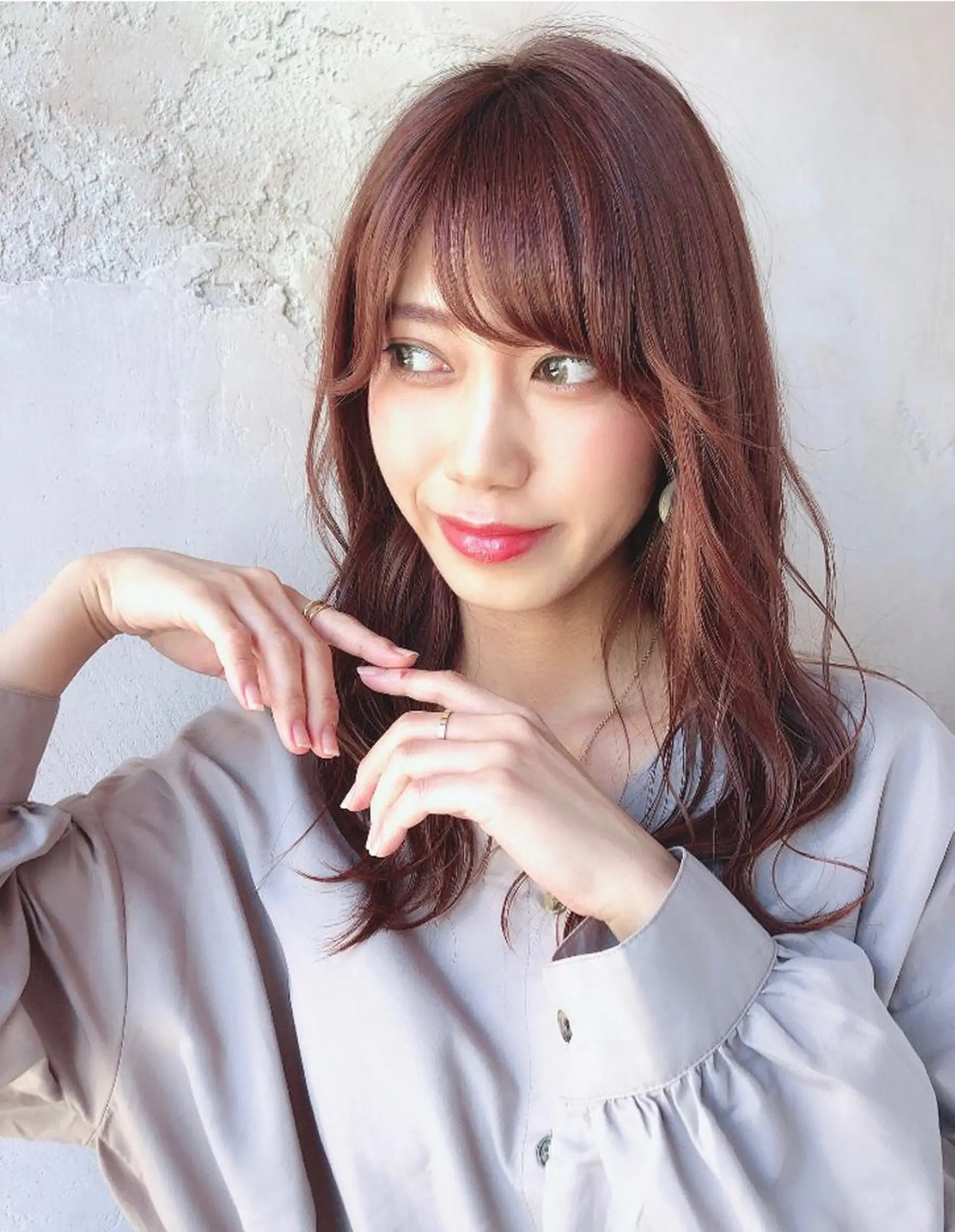 ミディアム カット ヘアカラー トリートメント 代表山口ひな 髪質改善のプロのヘアスタイル