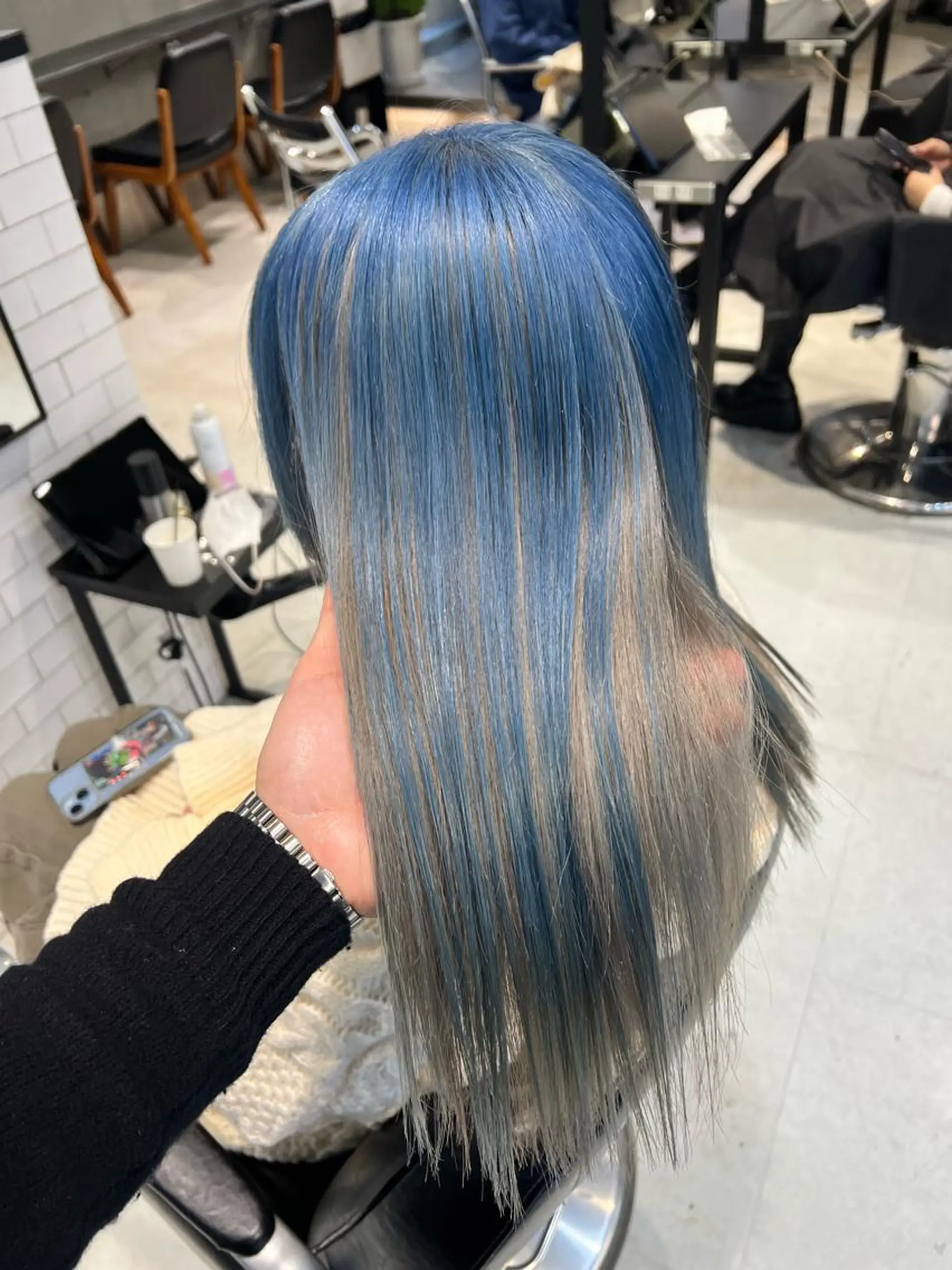 ロング カラー カット ヘアカラー トリートメント 赤みゼロ/透明感 カラー🌿KANTAのヘアスタイル