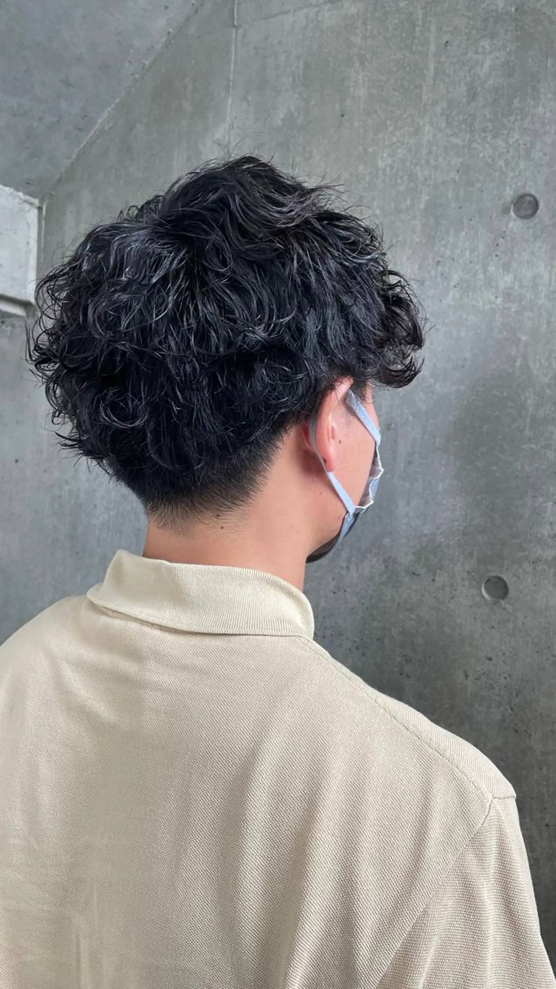 パーマ メンズ もりたみかこ 美容師お休み中のヘアスタイル