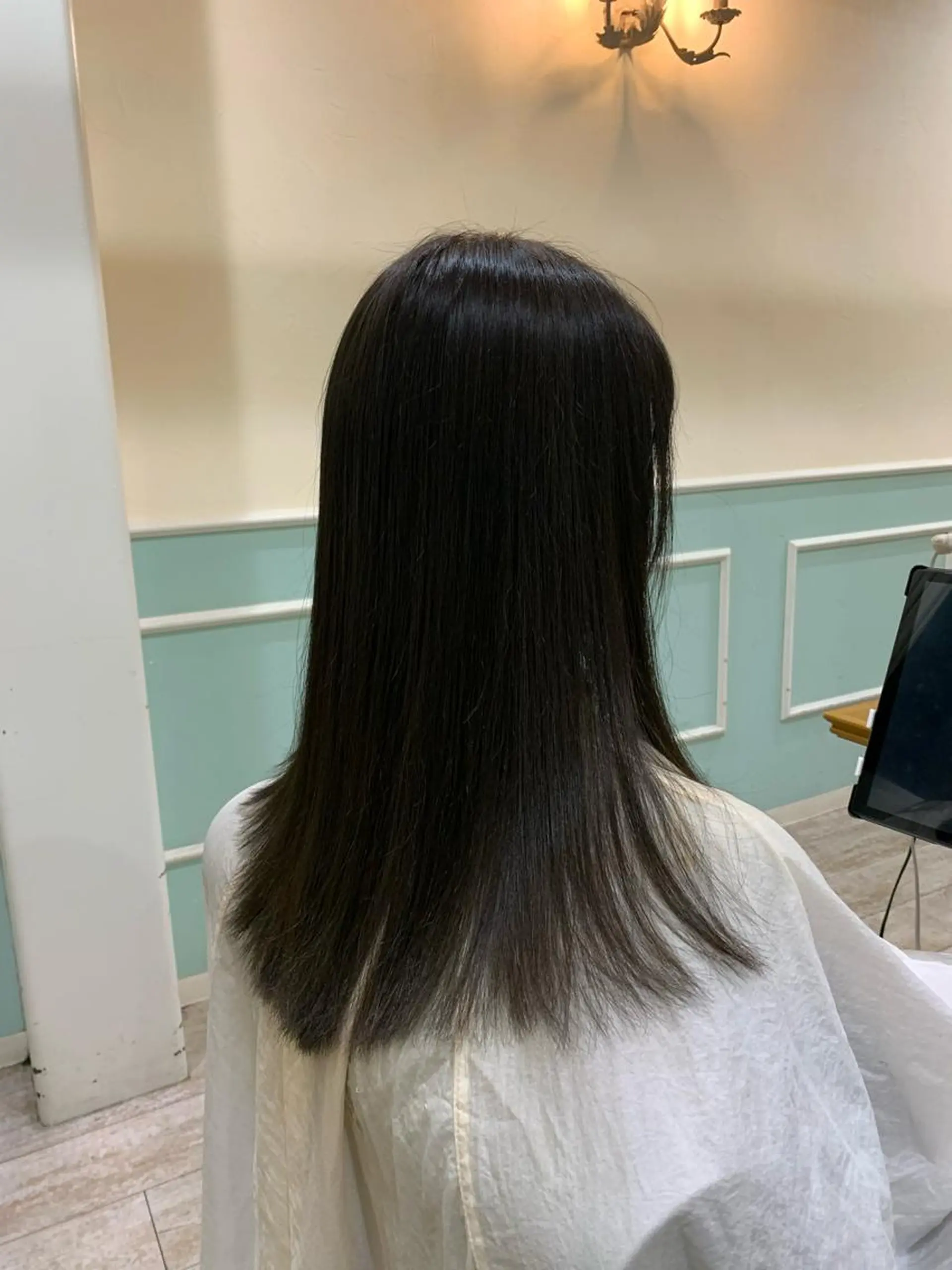 セミロング カラー 丹野 圭太のヘアスタイル