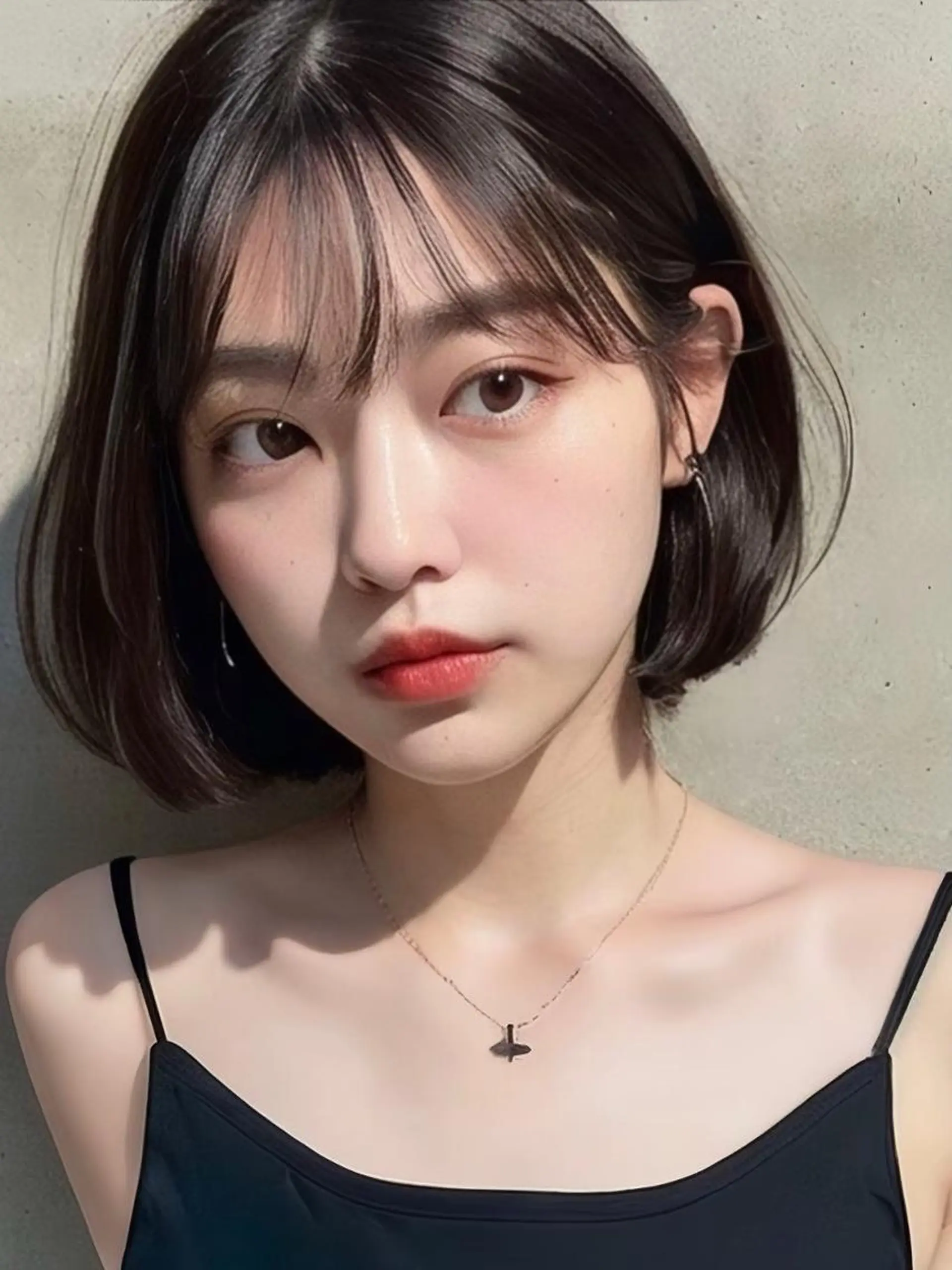 ショート 岡本葵子カットモデル ┊束感マツエクのマツエク・マツパデザイン