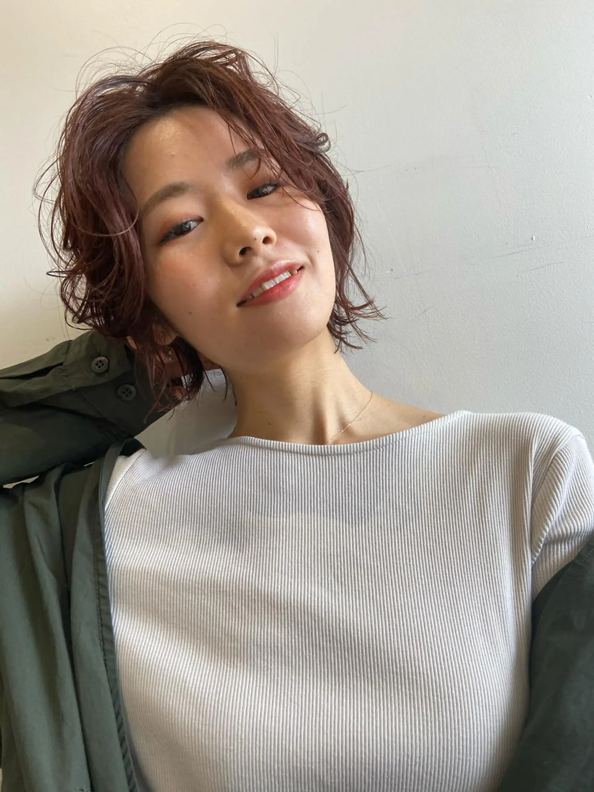 ショート パーマ 透明感/レイヤー/ 姫カット Fukuのヘアスタイル