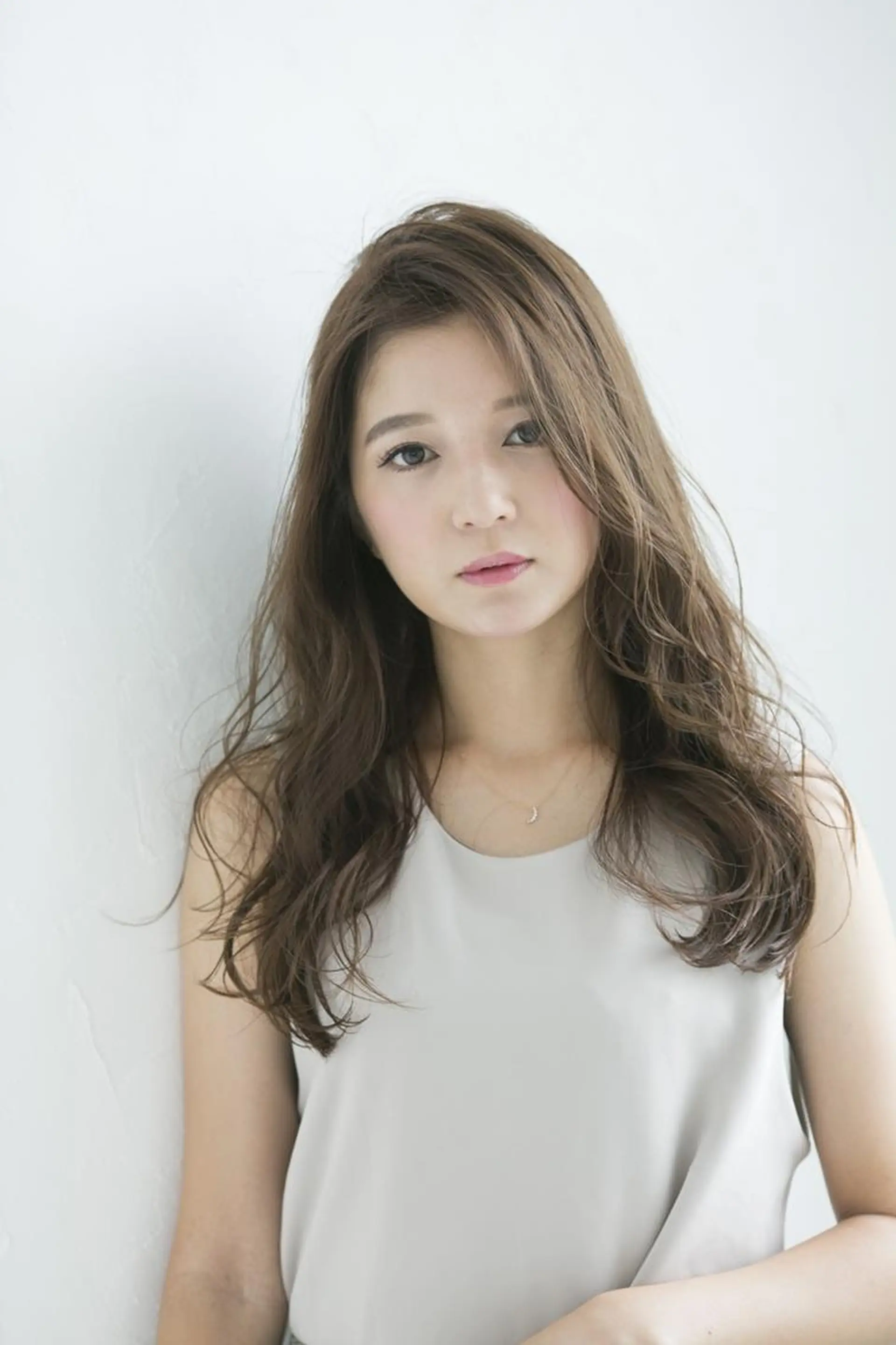 セミロング ラベンダーベージュ トリートメント ✨Alushe 心斎橋店✨のヘアスタイル