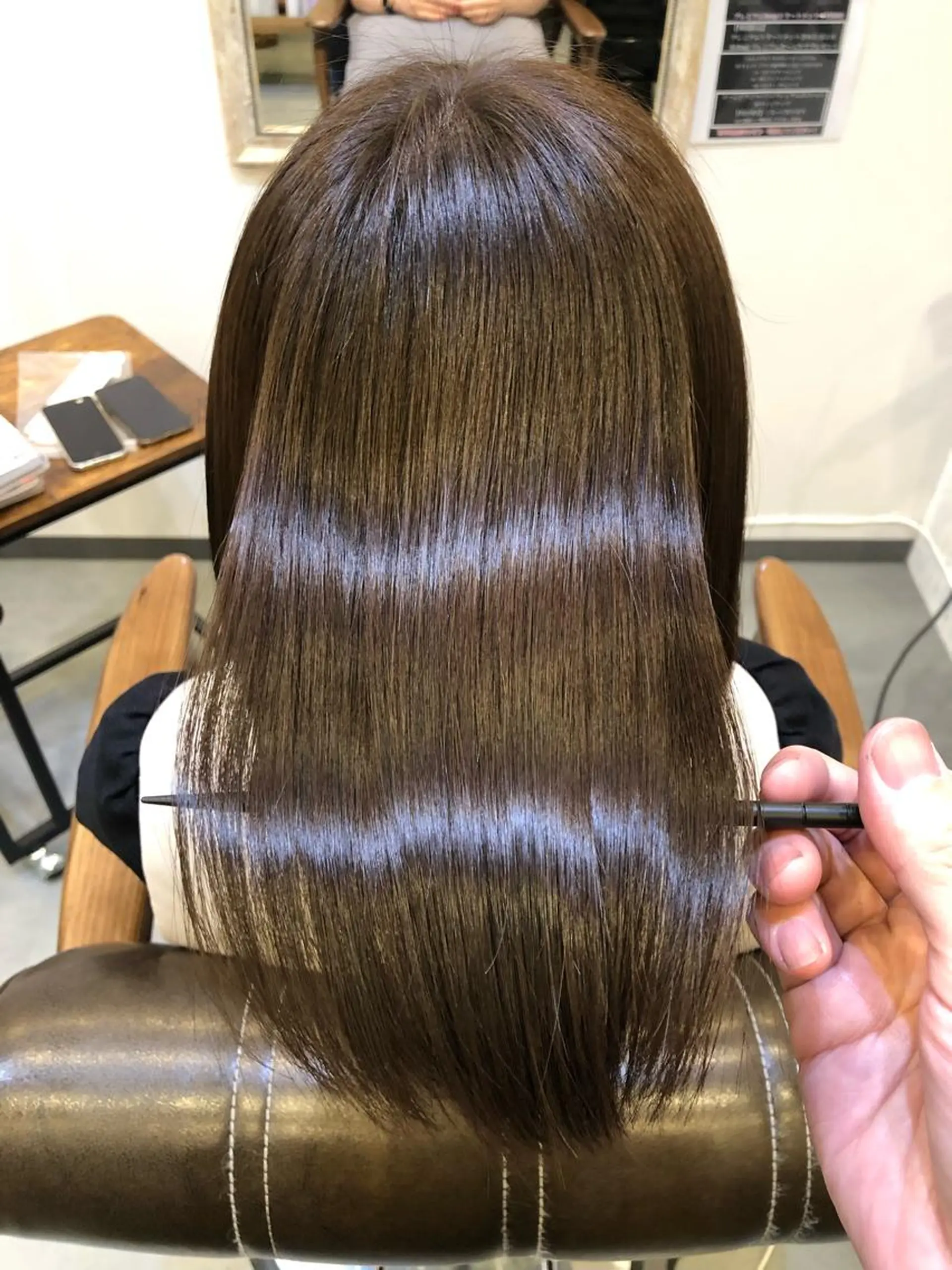 ミディアム 北堀江【HUE】 アオキ　コータのヘアスタイル
