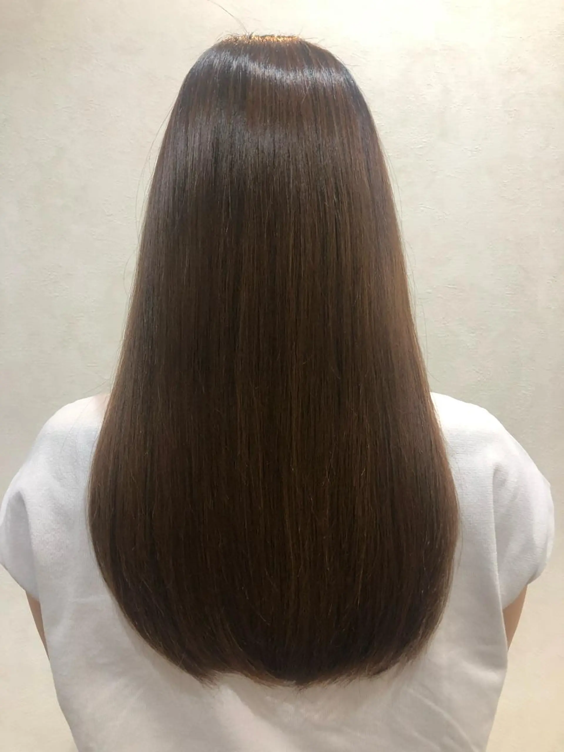 ロング 縮毛矯正 小松崎 紅見子のヘアスタイル