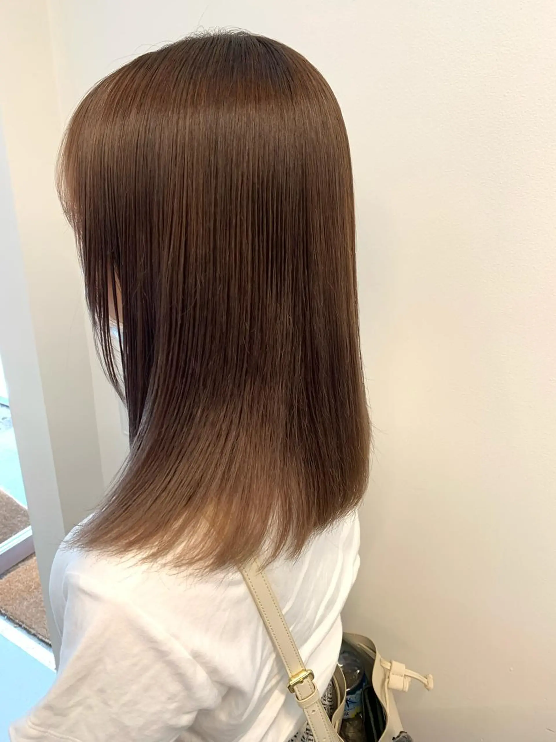 カラー 垢抜け 雰囲気アップ ふにゅう ののかのヘアスタイル