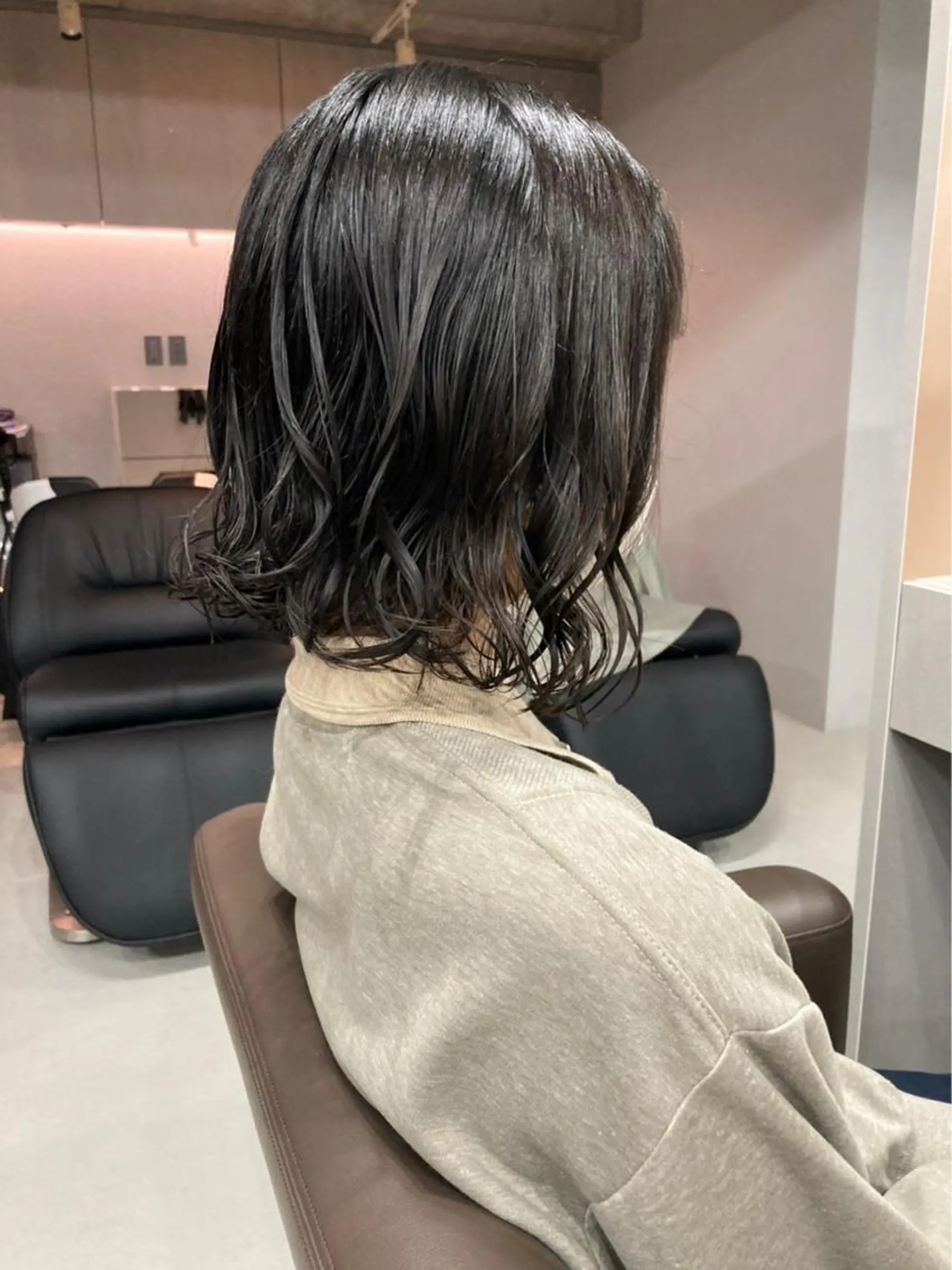 ミディアム パーマ 吉田一輝 外国人パーマのヘアスタイル