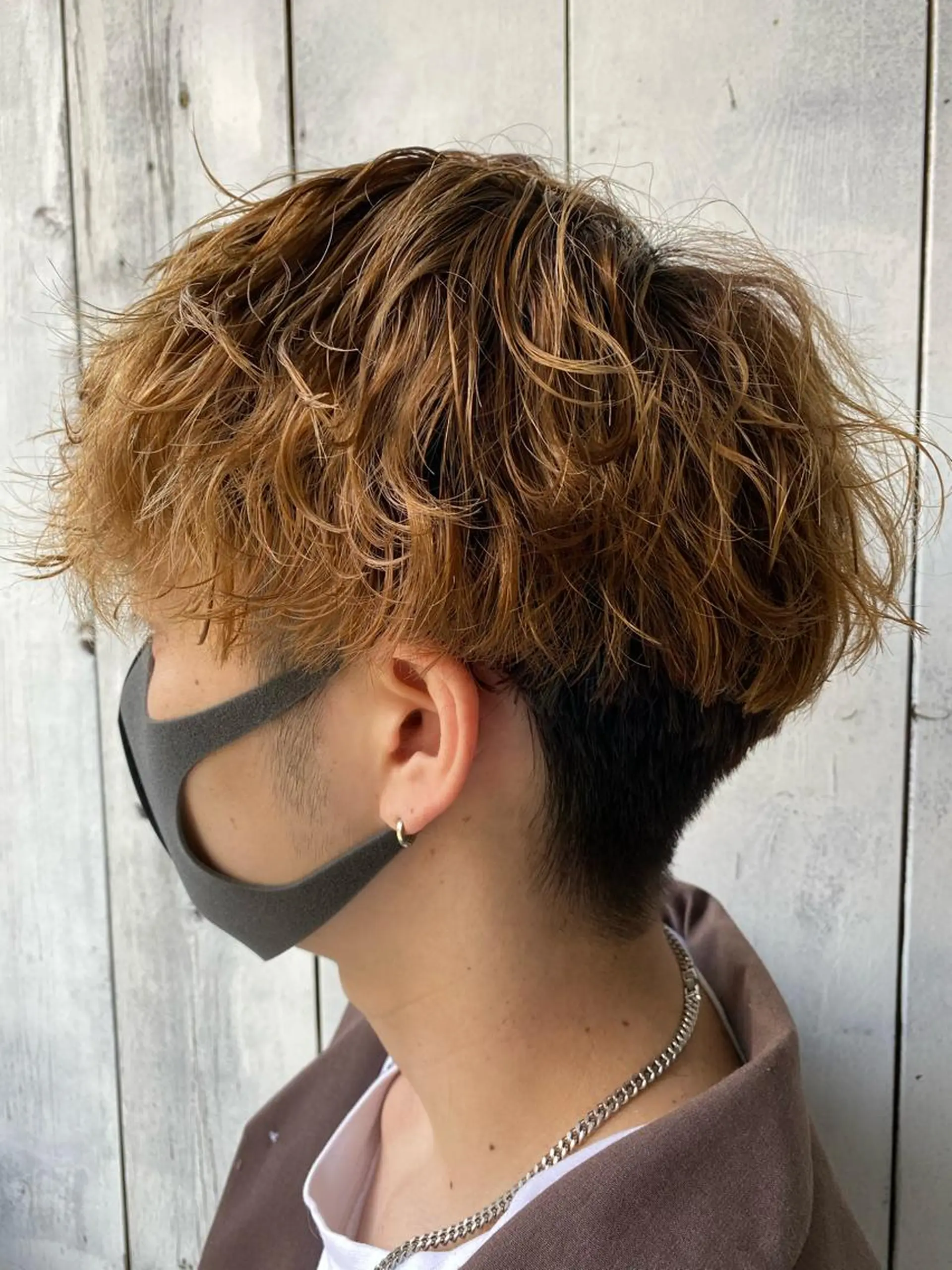 ショート パーマ メンズ メンズパーマ 波巻きパーマ カット パーマ メンズカットパーマ ✂️ JOYAのヘアスタイル