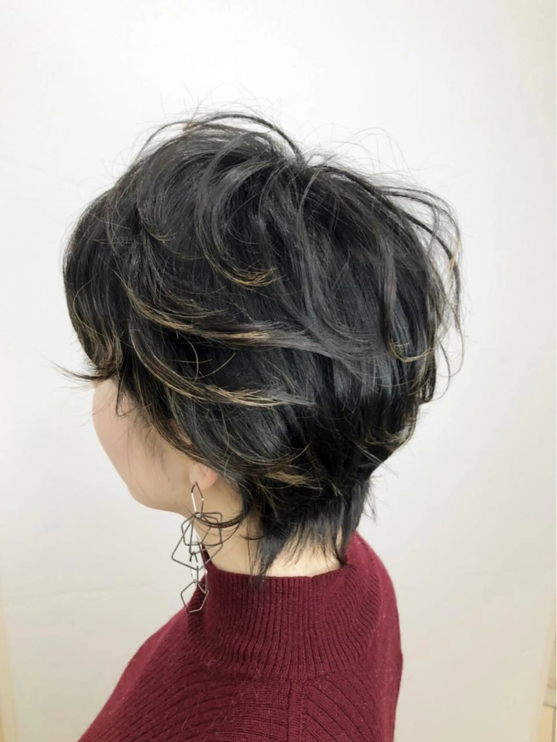 ショート カラー ショートボブ ハンサムショート ボブ ショートヘア 小顔カット カット ヘアカラー トリートメント 上田 篤史のヘアスタイル